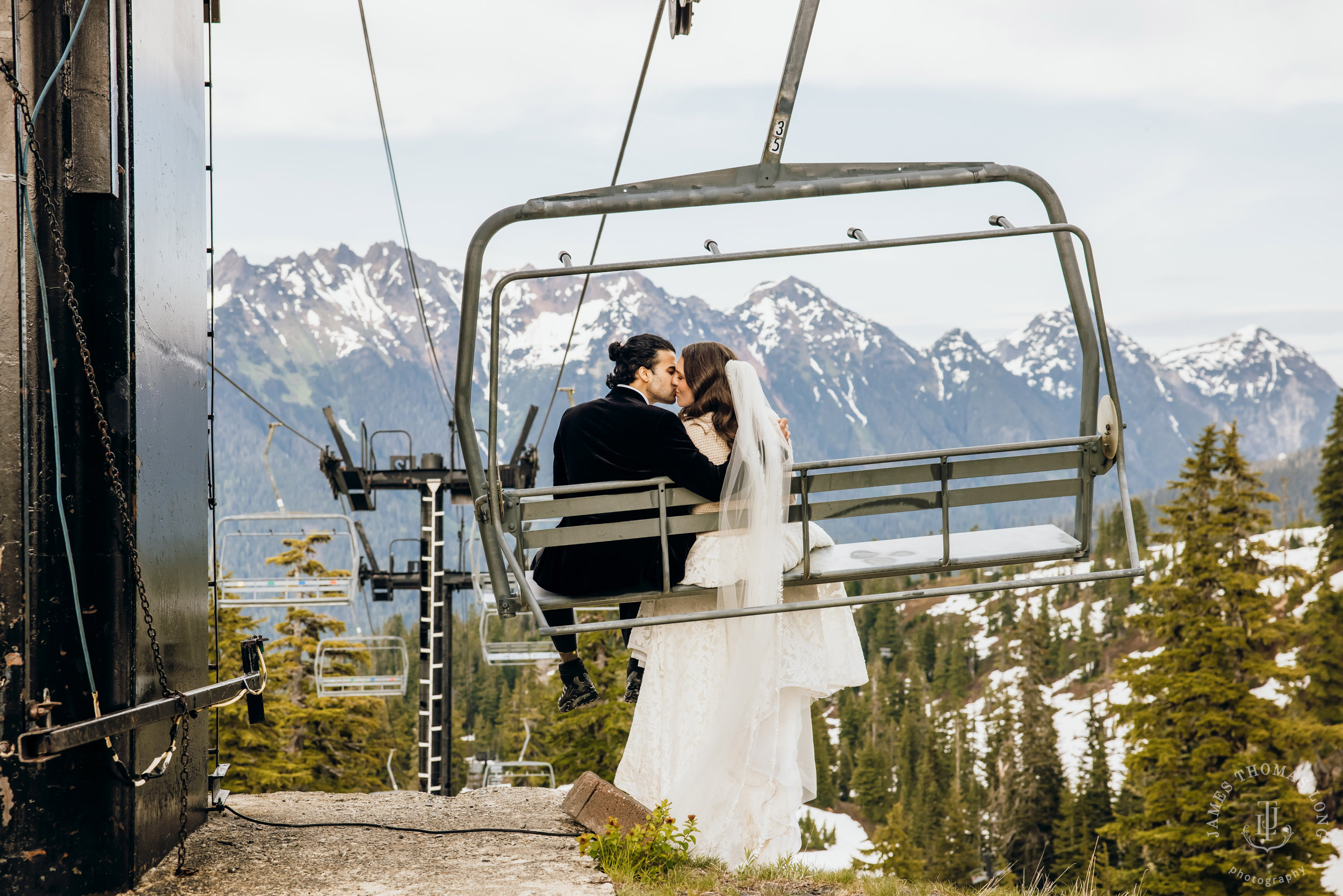 Mount Baker North Cascades adventure elopement by Seattle wedding photographer James Thomas Long Photography