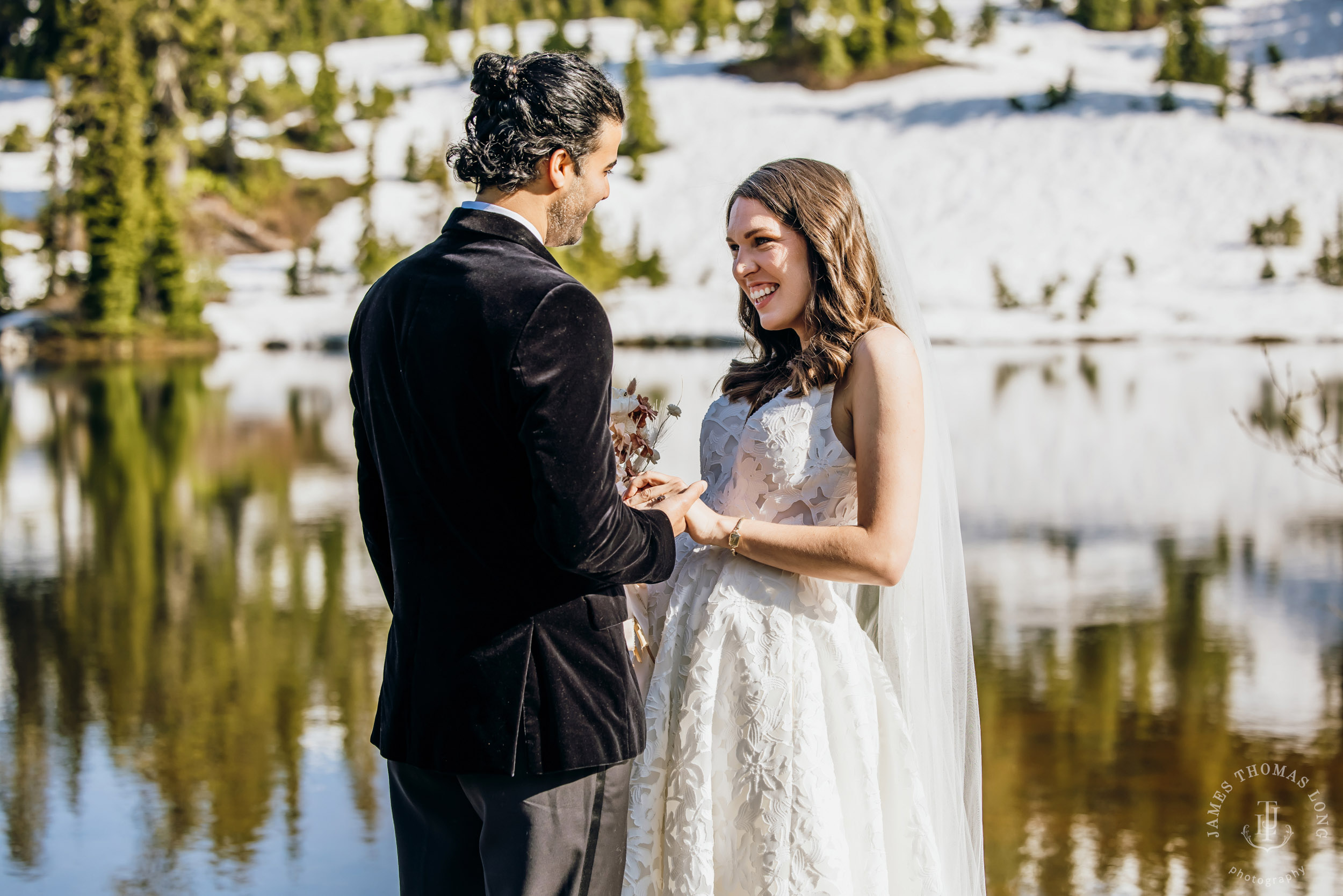 Mount Baker North Cascades adventure elopement by Seattle wedding photographer James Thomas Long Photography