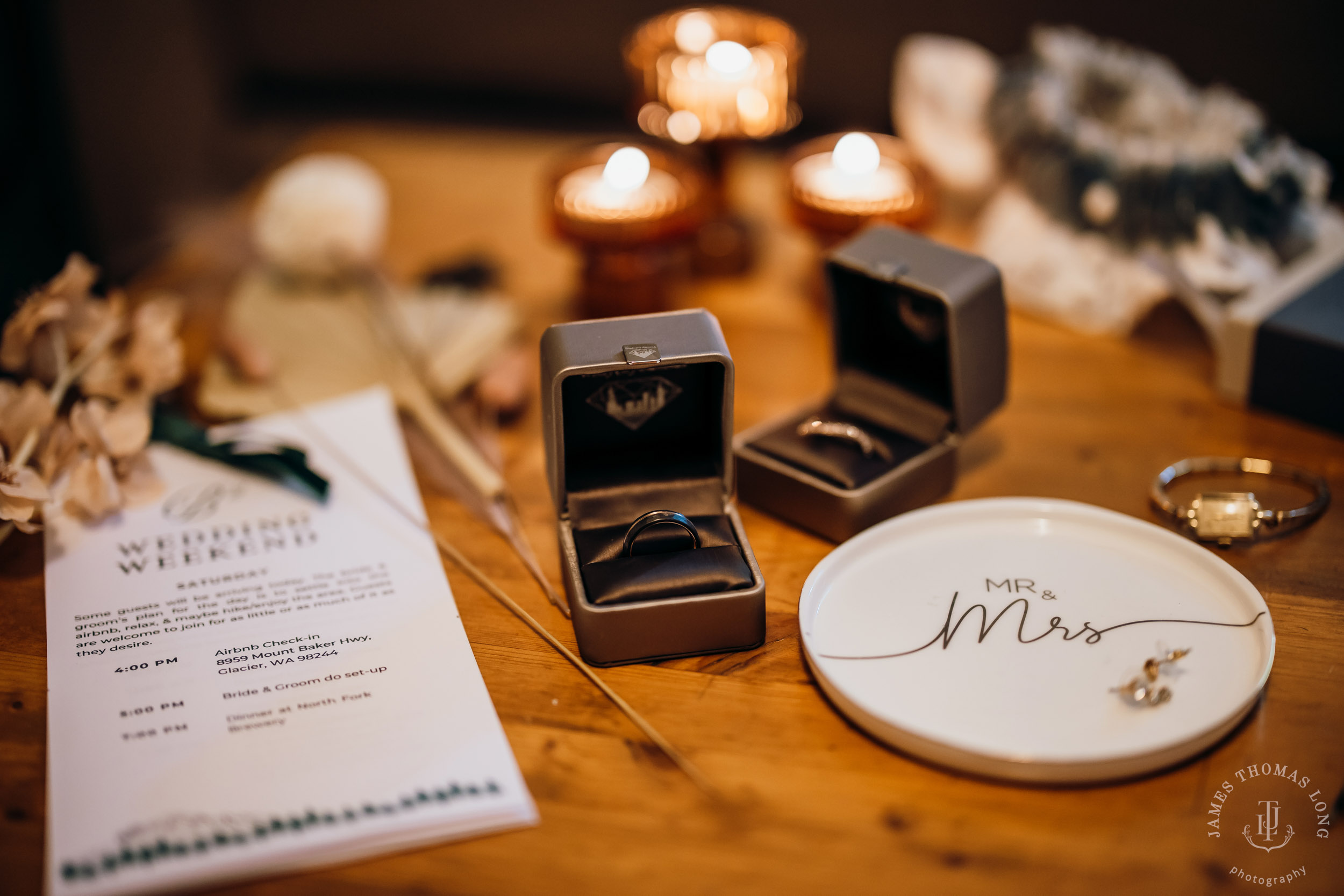 Mount Baker North Cascades adventure elopement by Seattle wedding photographer James Thomas Long Photography
