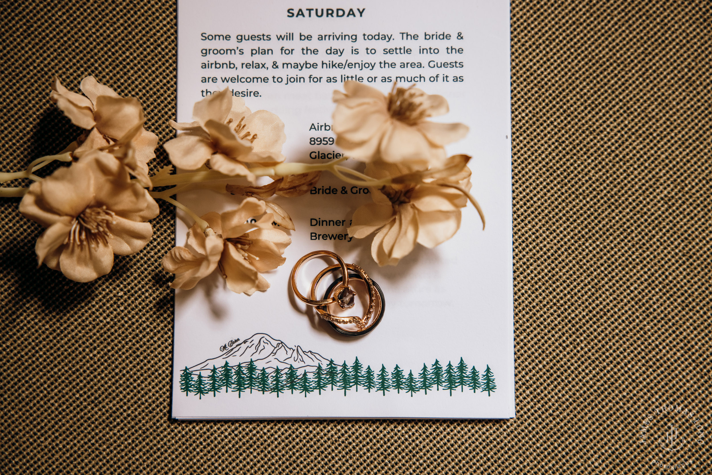 Mount Baker North Cascades adventure elopement by Seattle wedding photographer James Thomas Long Photography
