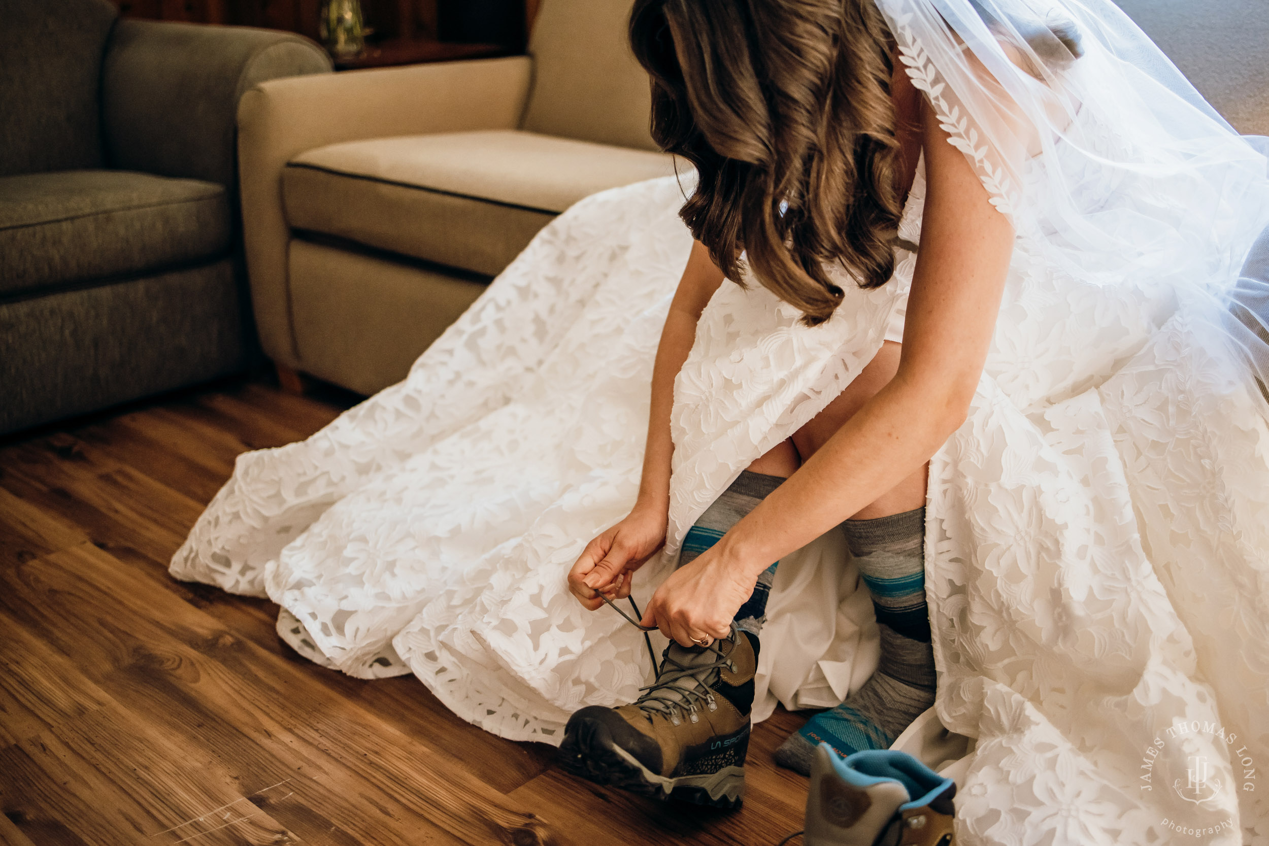 Mount Baker North Cascades adventure elopement by Seattle wedding photographer James Thomas Long Photography