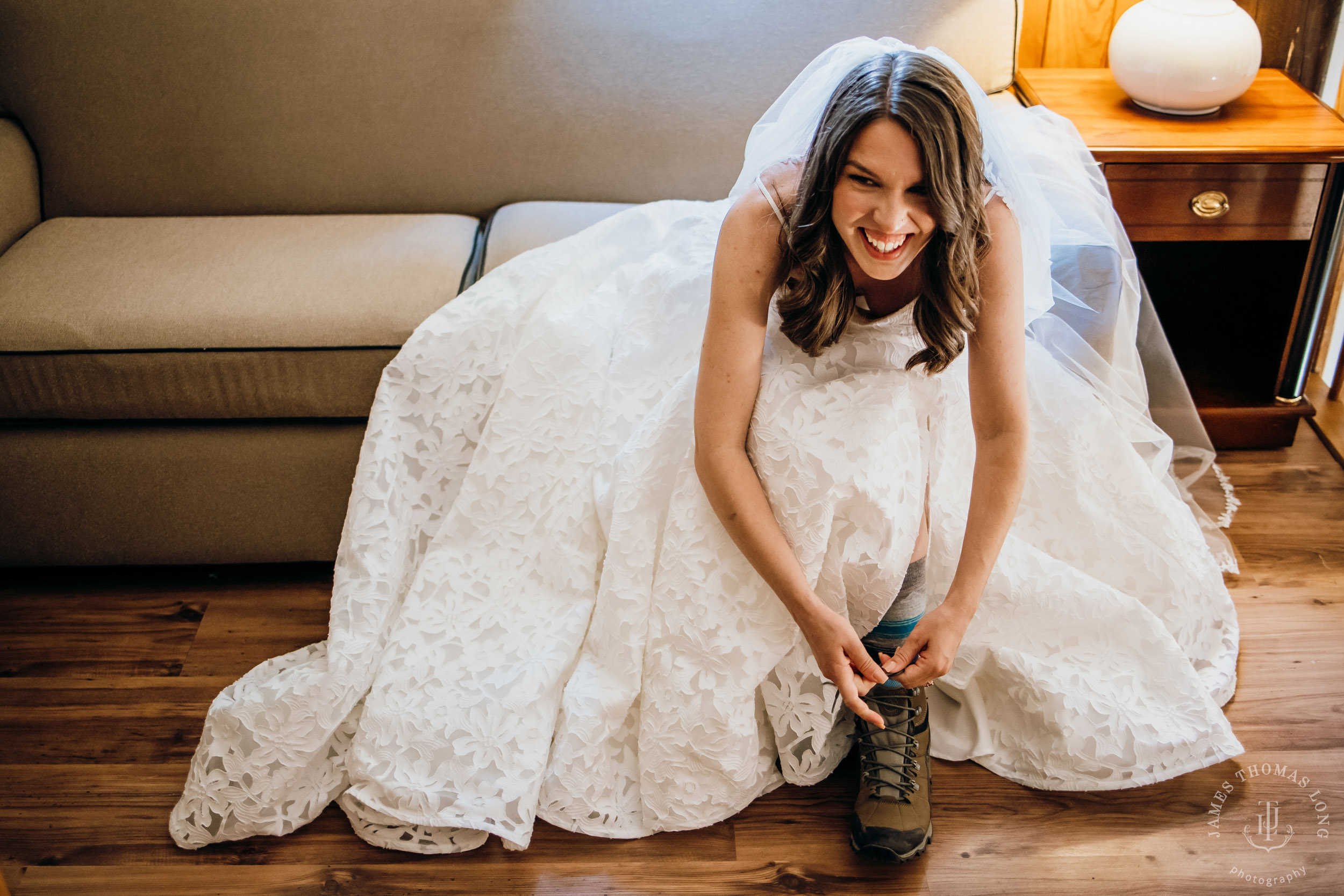 Mount Baker North Cascades adventure elopement by Seattle wedding photographer James Thomas Long Photography