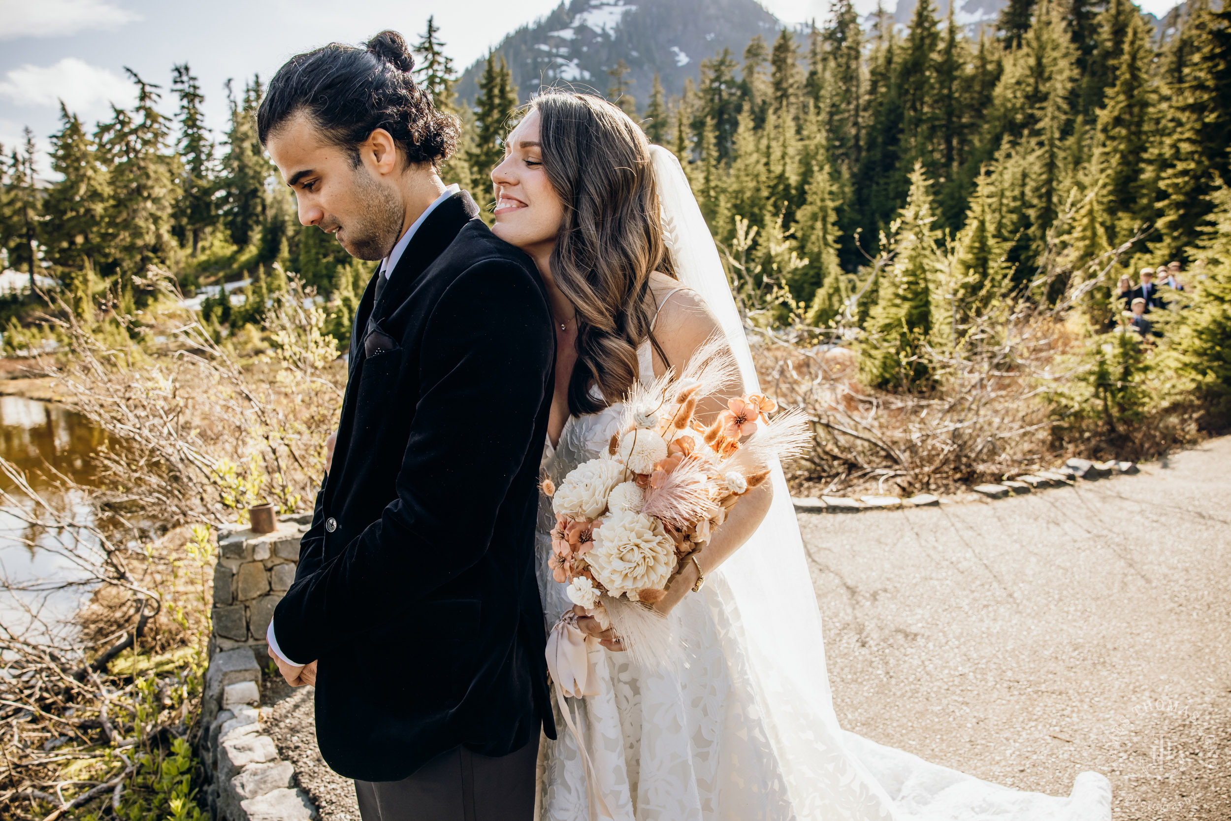 Mount Baker North Cascades adventure elopement by Seattle wedding photographer James Thomas Long Photography