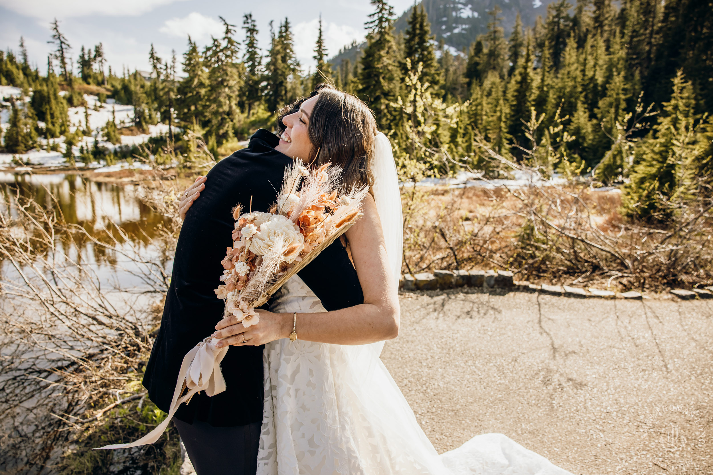 Mount Baker North Cascades adventure elopement by Seattle wedding photographer James Thomas Long Photography