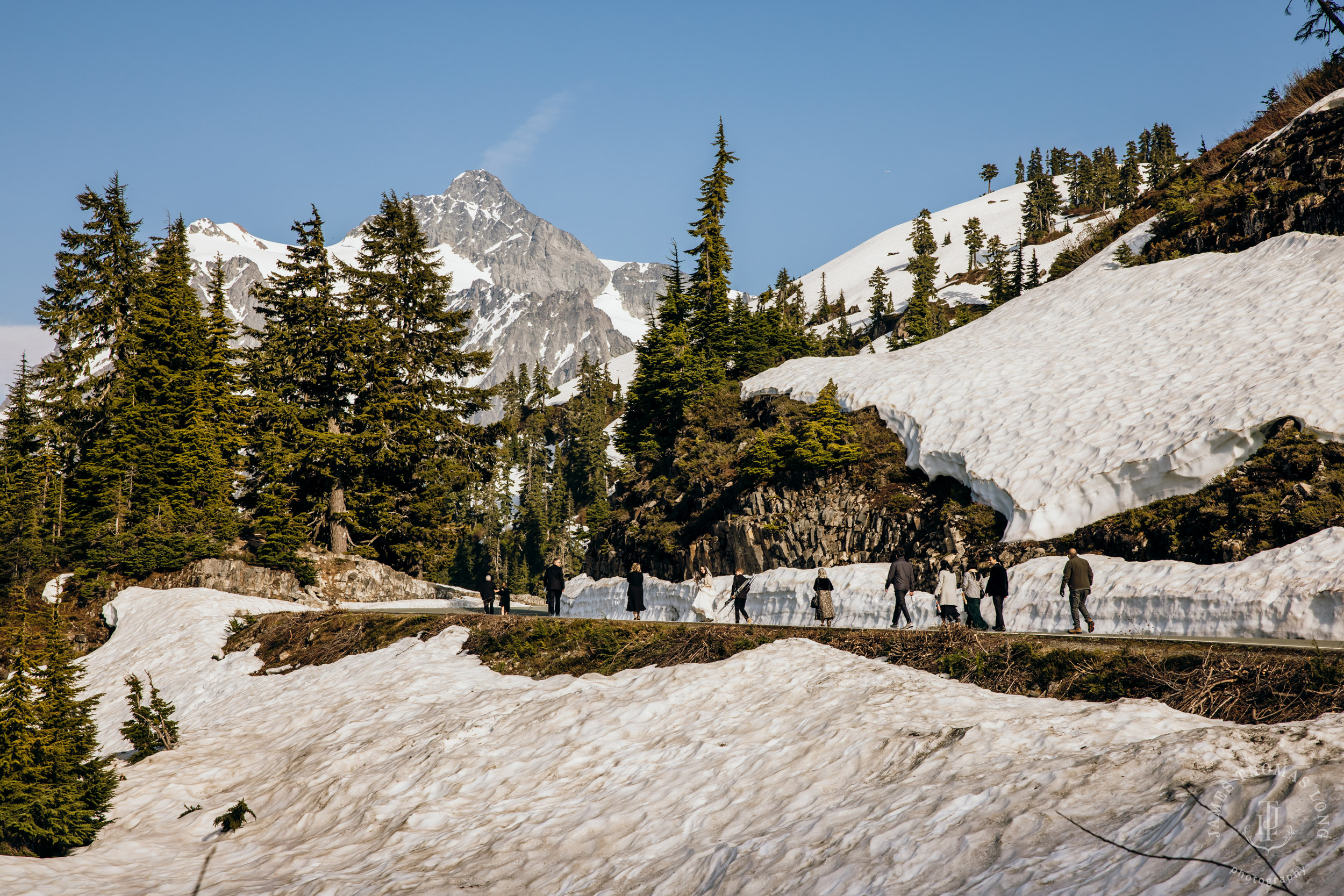 Mount Baker North Cascades adventure elopement by Seattle wedding photographer James Thomas Long Photography