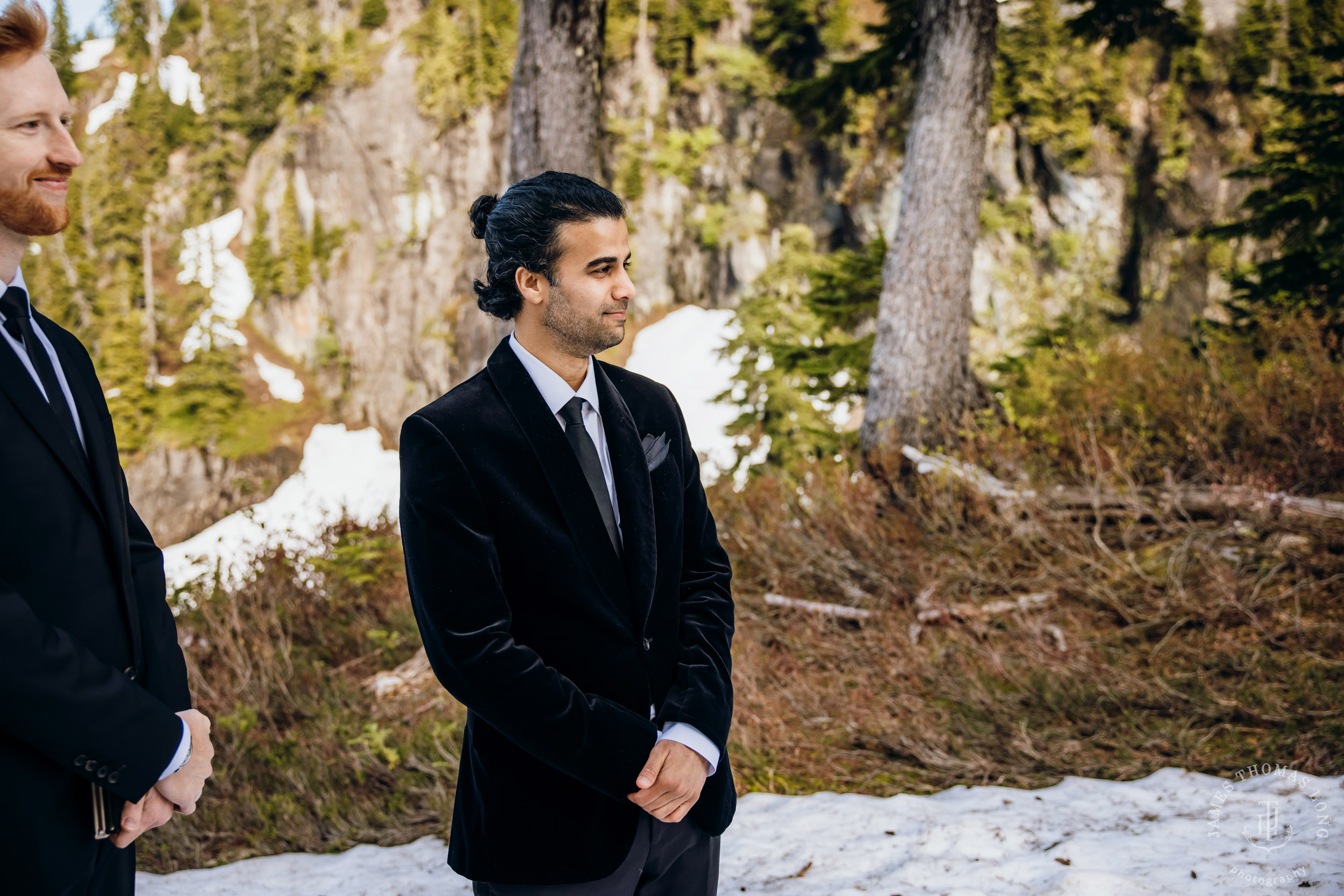 Mount Baker North Cascades adventure elopement by Seattle wedding photographer James Thomas Long Photography
