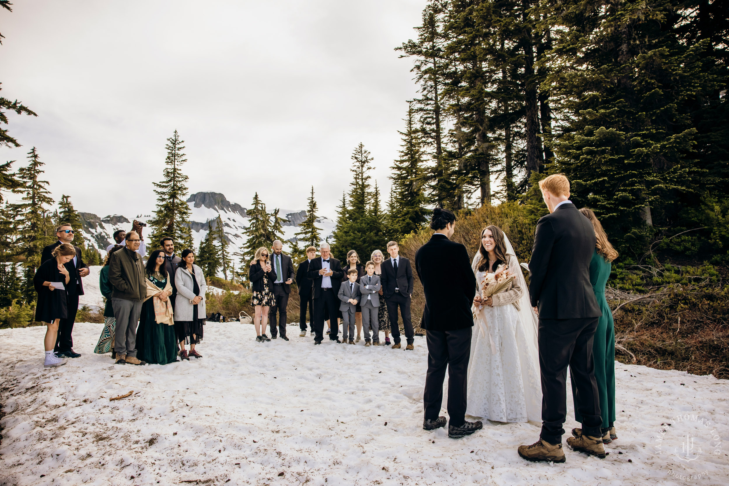 Mount Baker North Cascades adventure elopement by Seattle wedding photographer James Thomas Long Photography