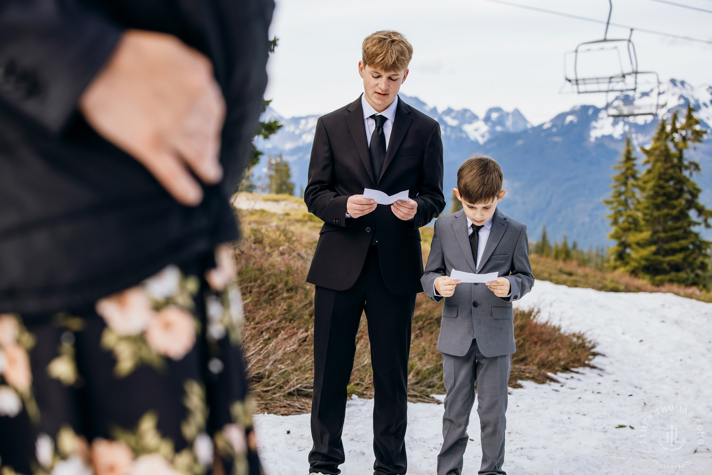Mount Baker North Cascades adventure elopement by Seattle wedding photographer James Thomas Long Photography