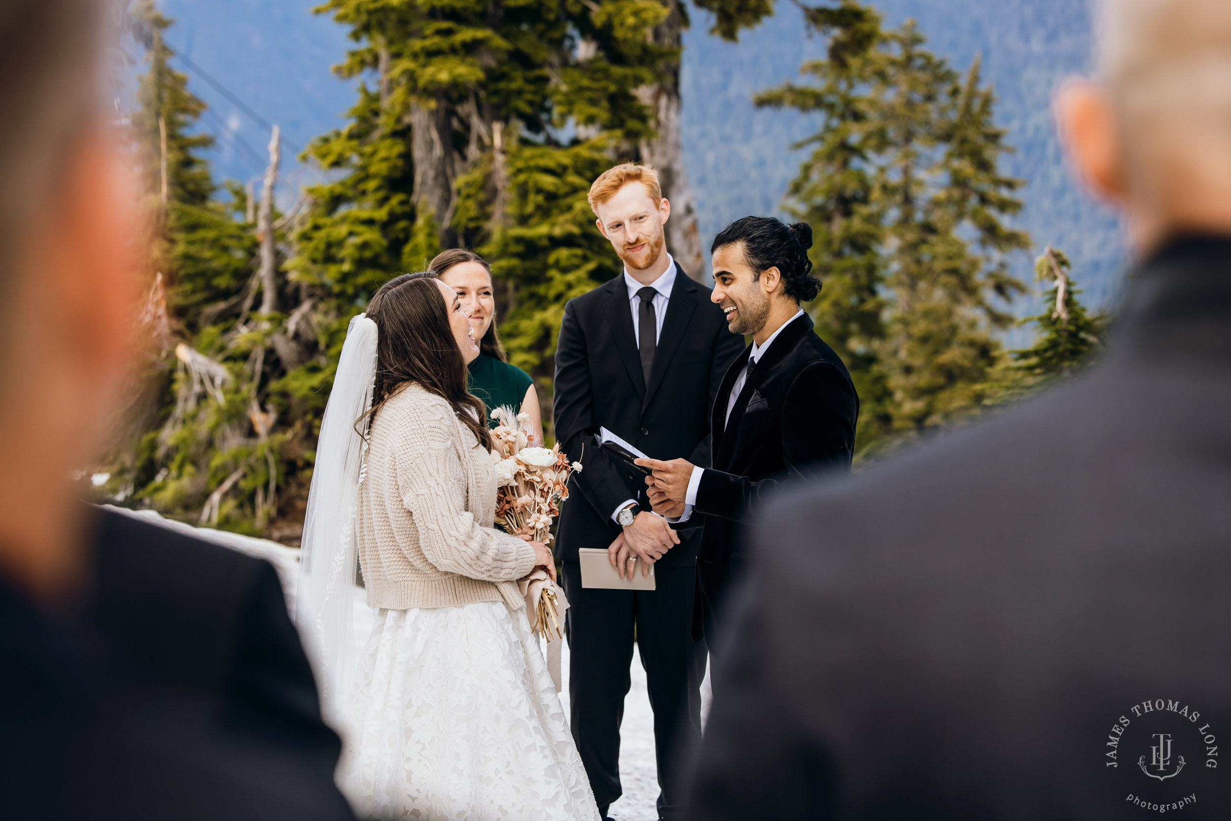 Mount Baker North Cascades adventure elopement by Seattle wedding photographer James Thomas Long Photography