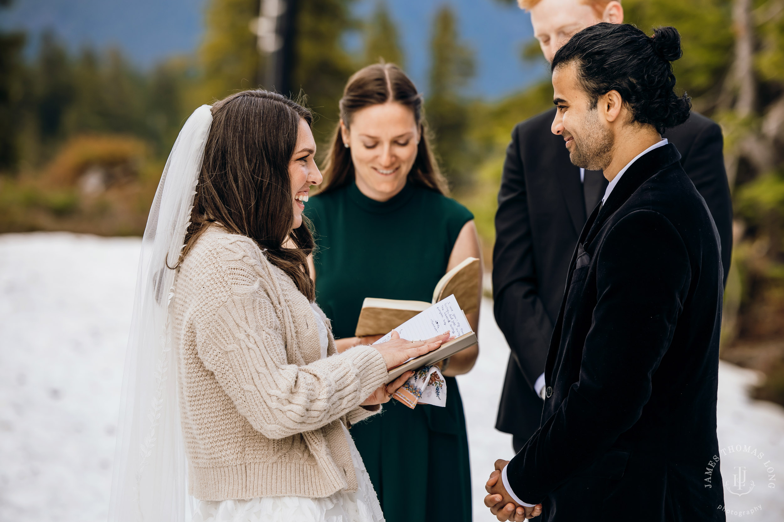 Mount Baker North Cascades adventure elopement by Seattle wedding photographer James Thomas Long Photography