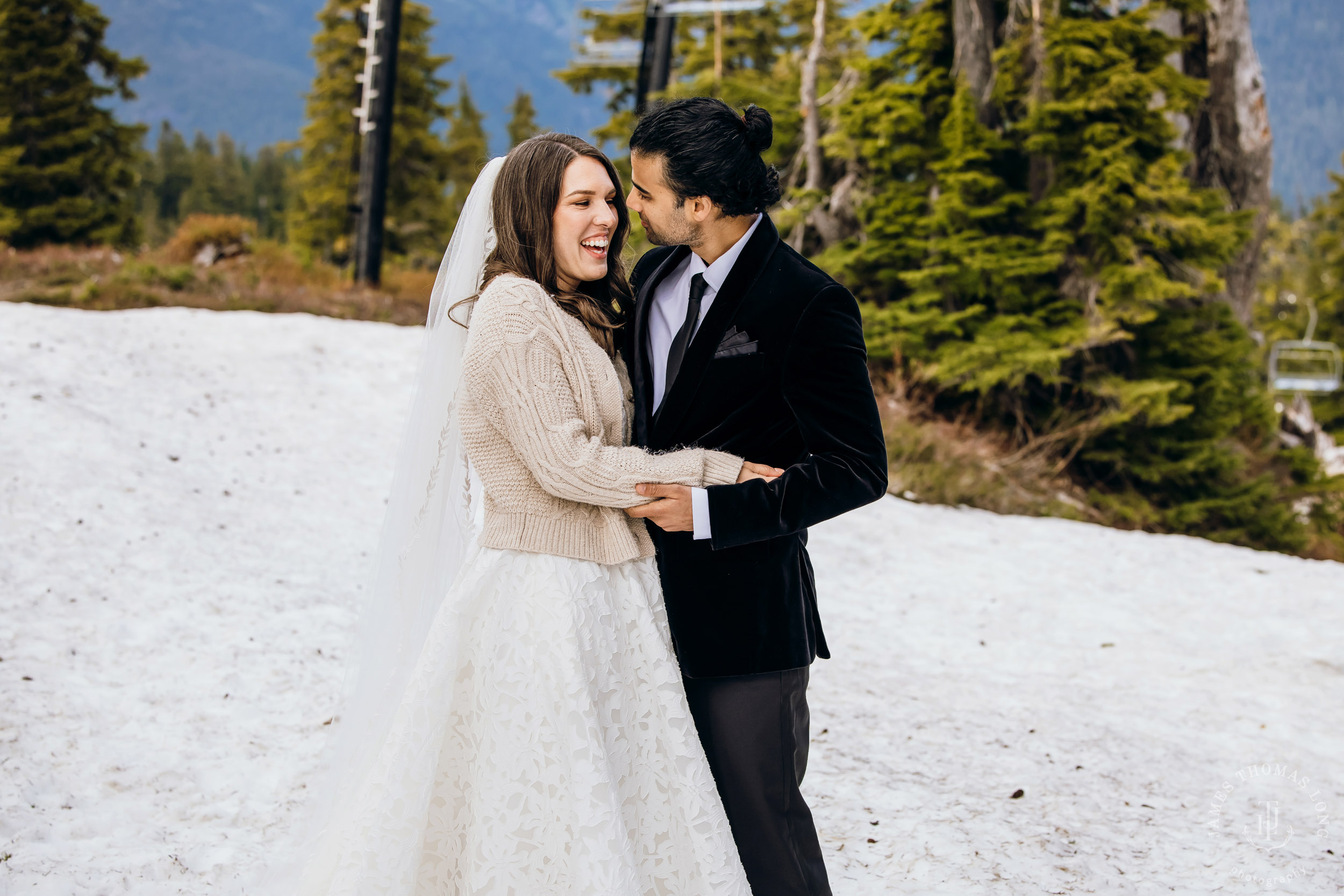 Mount Baker North Cascades adventure elopement by Seattle wedding photographer James Thomas Long Photography