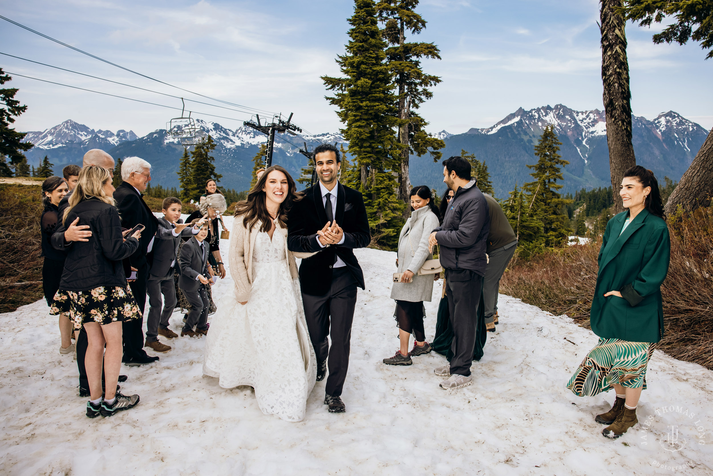 Mount Baker North Cascades adventure elopement by Seattle wedding photographer James Thomas Long Photography