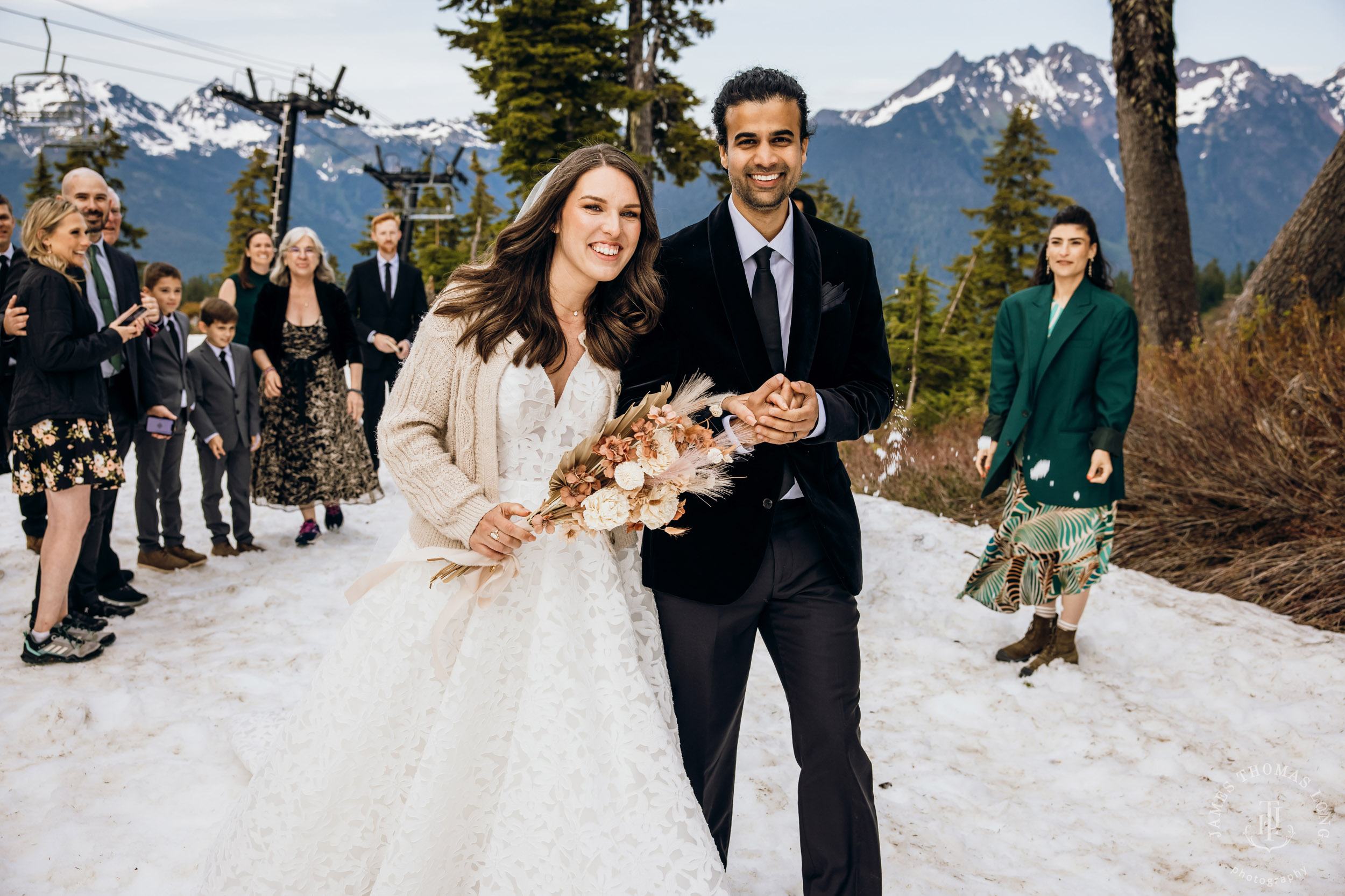 Mount Baker North Cascades adventure elopement by Seattle wedding photographer James Thomas Long Photography