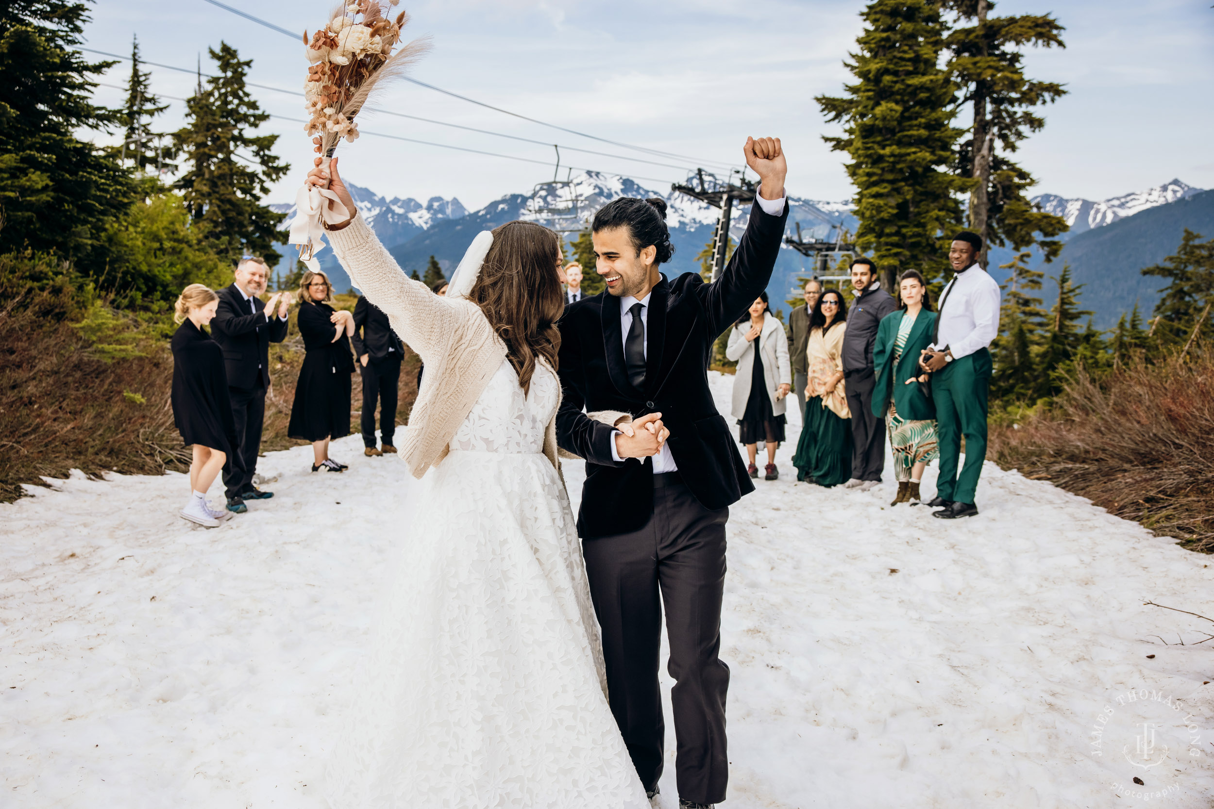 Mount Baker North Cascades adventure elopement by Seattle wedding photographer James Thomas Long Photography