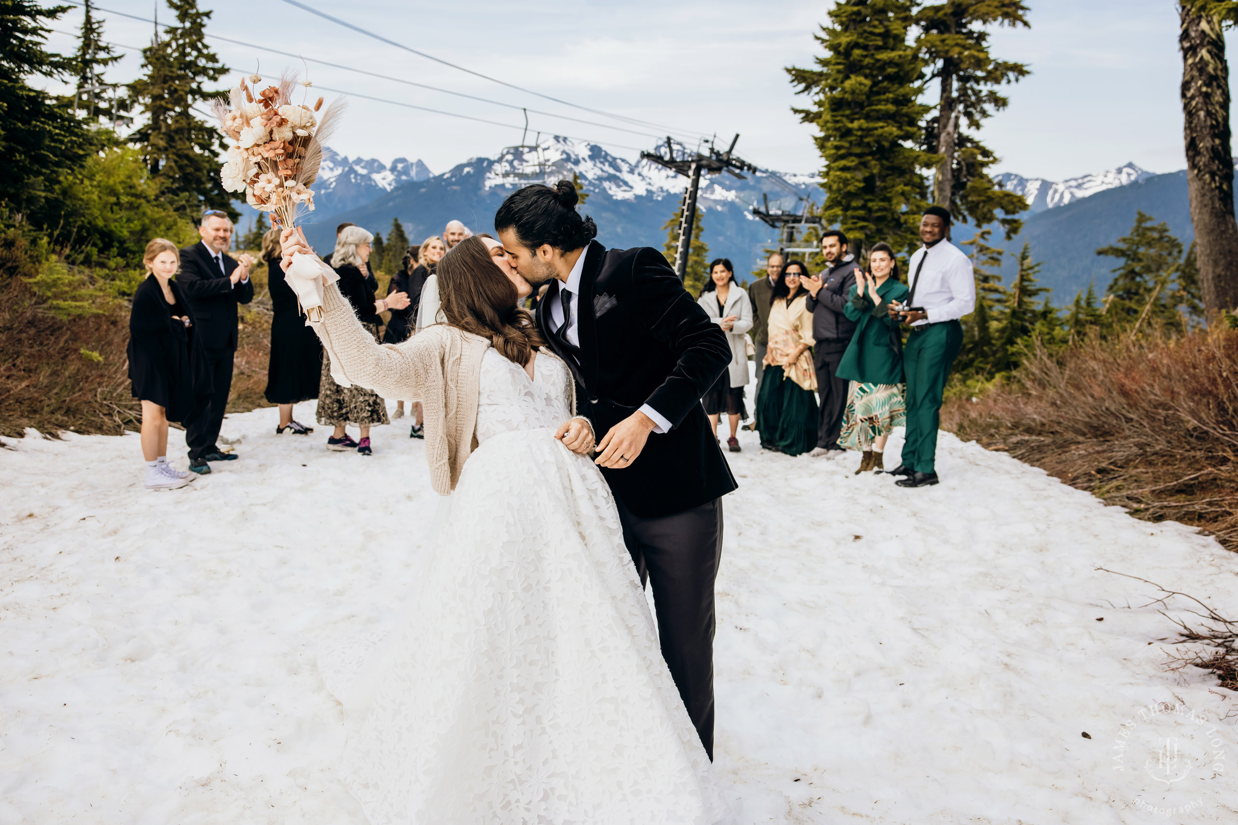 Mount Baker North Cascades adventure elopement by Seattle wedding photographer James Thomas Long Photography
