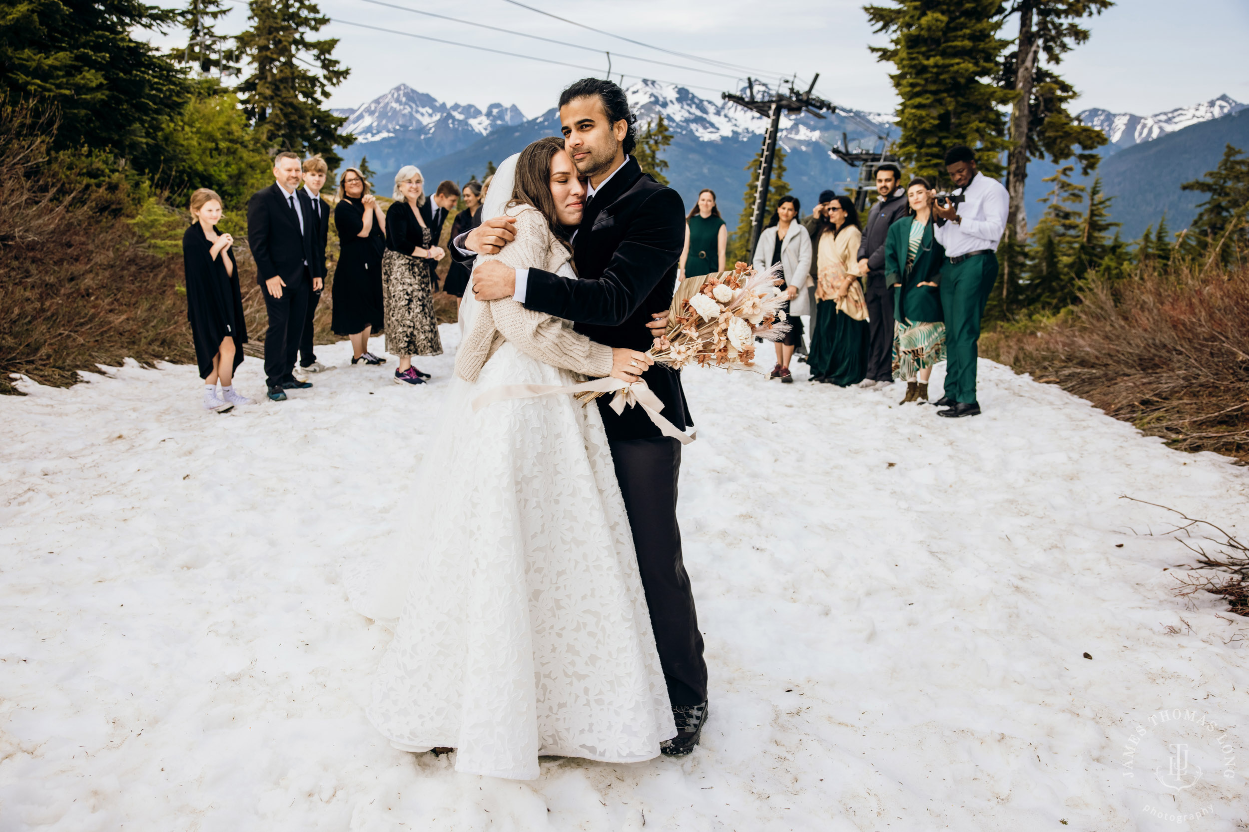 Mount Baker North Cascades adventure elopement by Seattle wedding photographer James Thomas Long Photography