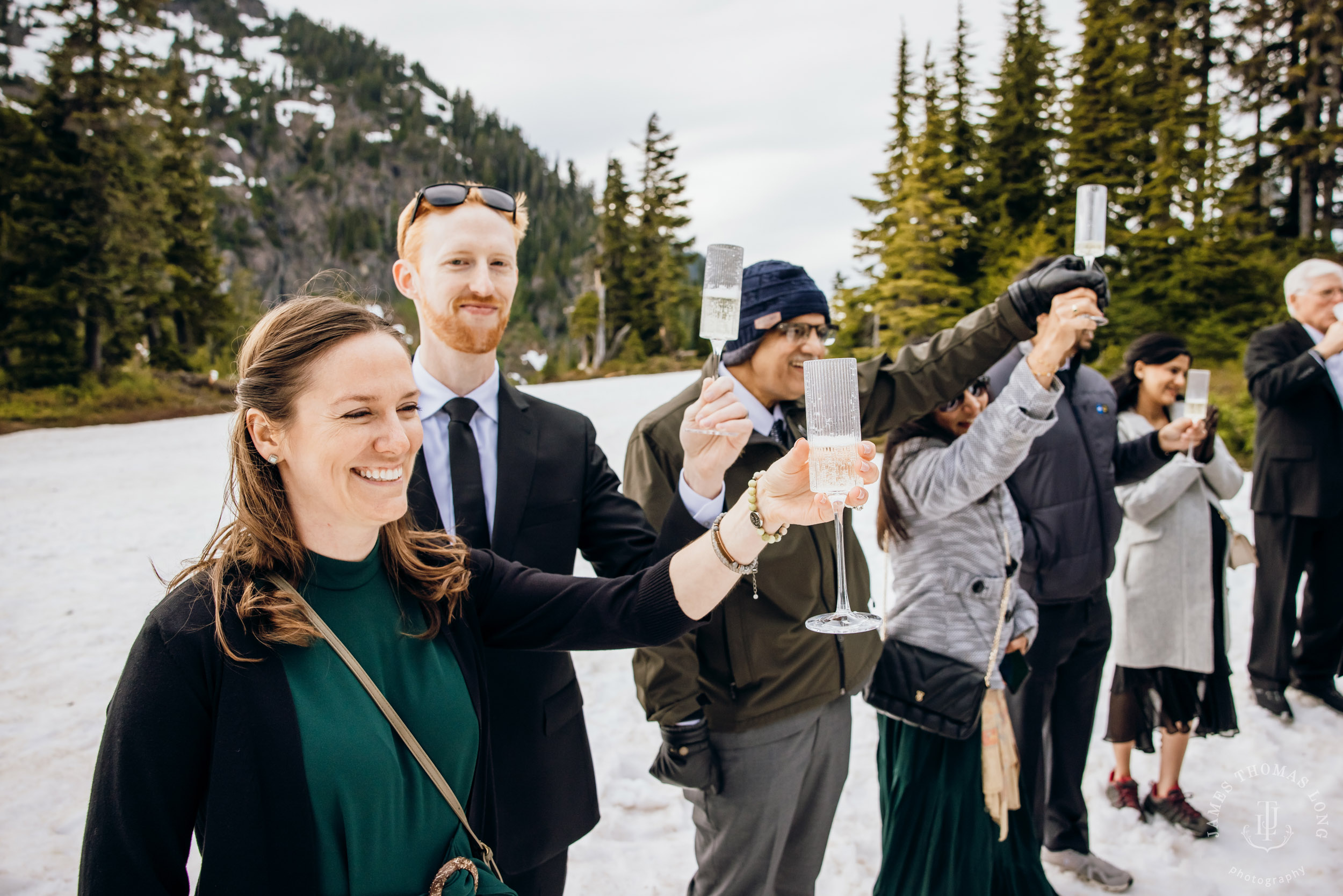 Mount Baker North Cascades adventure elopement by Seattle wedding photographer James Thomas Long Photography