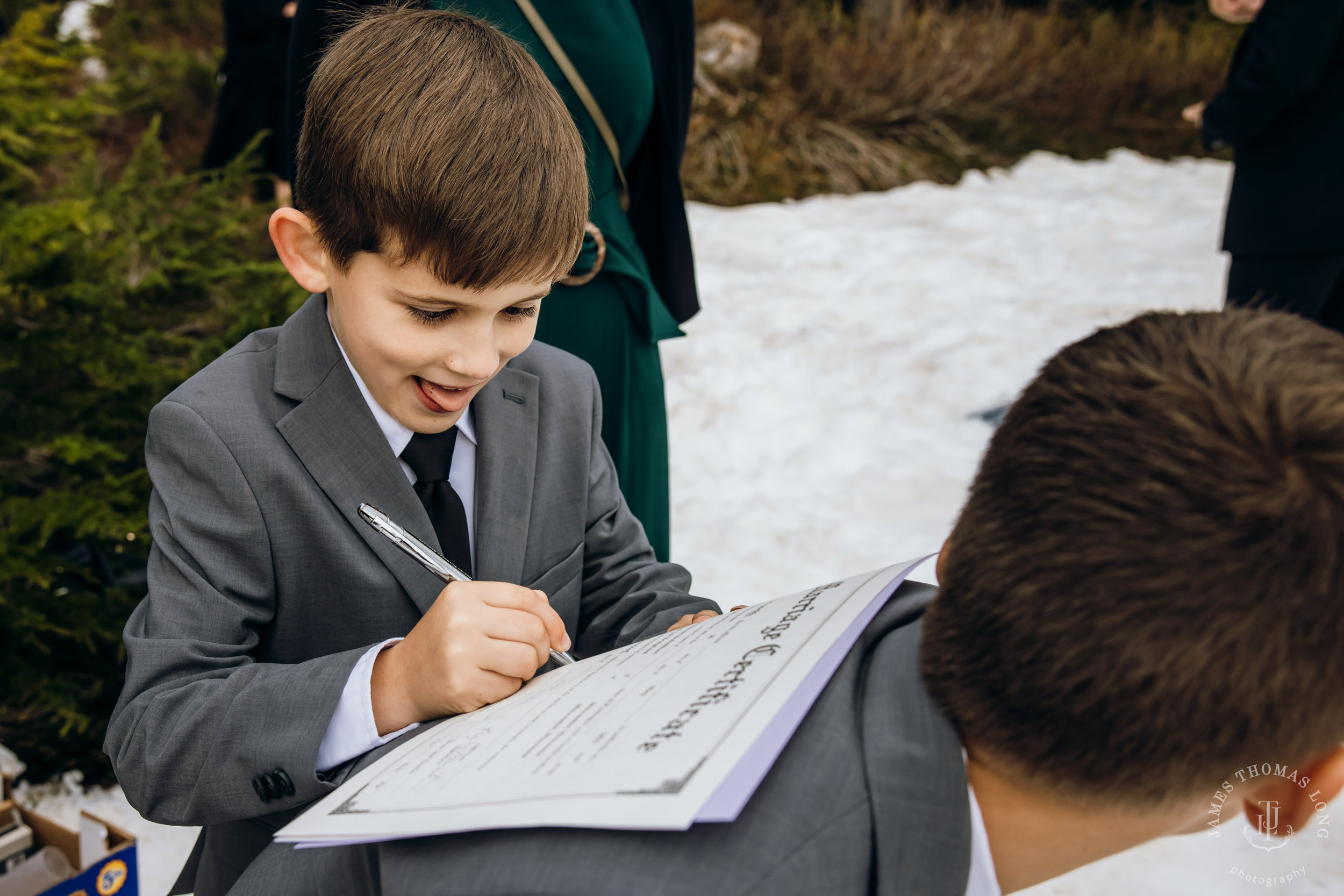Mount Baker North Cascades adventure elopement by Seattle wedding photographer James Thomas Long Photography