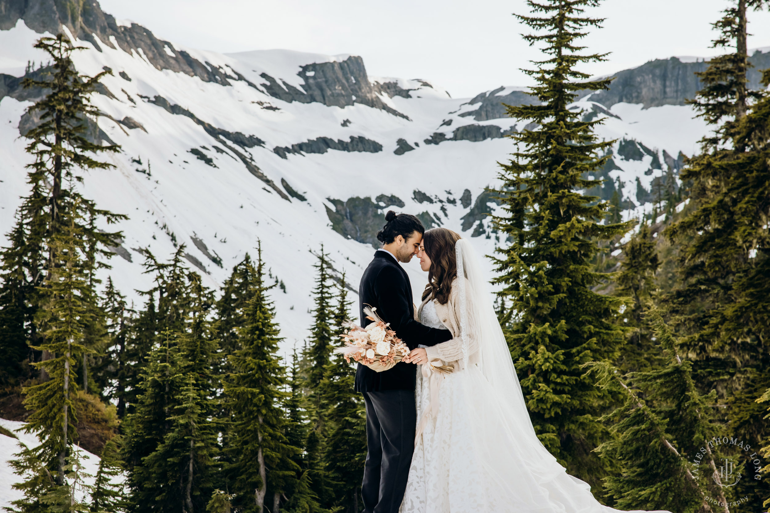 Mount Baker North Cascades adventure elopement by Seattle wedding photographer James Thomas Long Photography