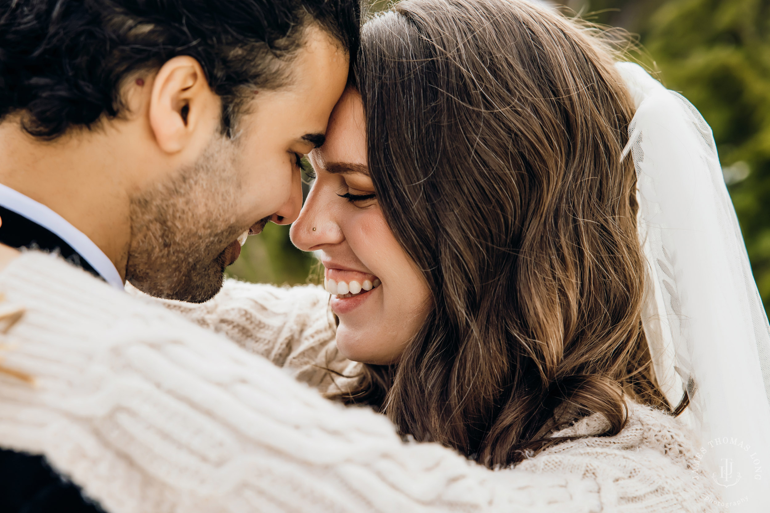 Mount Baker North Cascades adventure elopement by Seattle wedding photographer James Thomas Long Photography