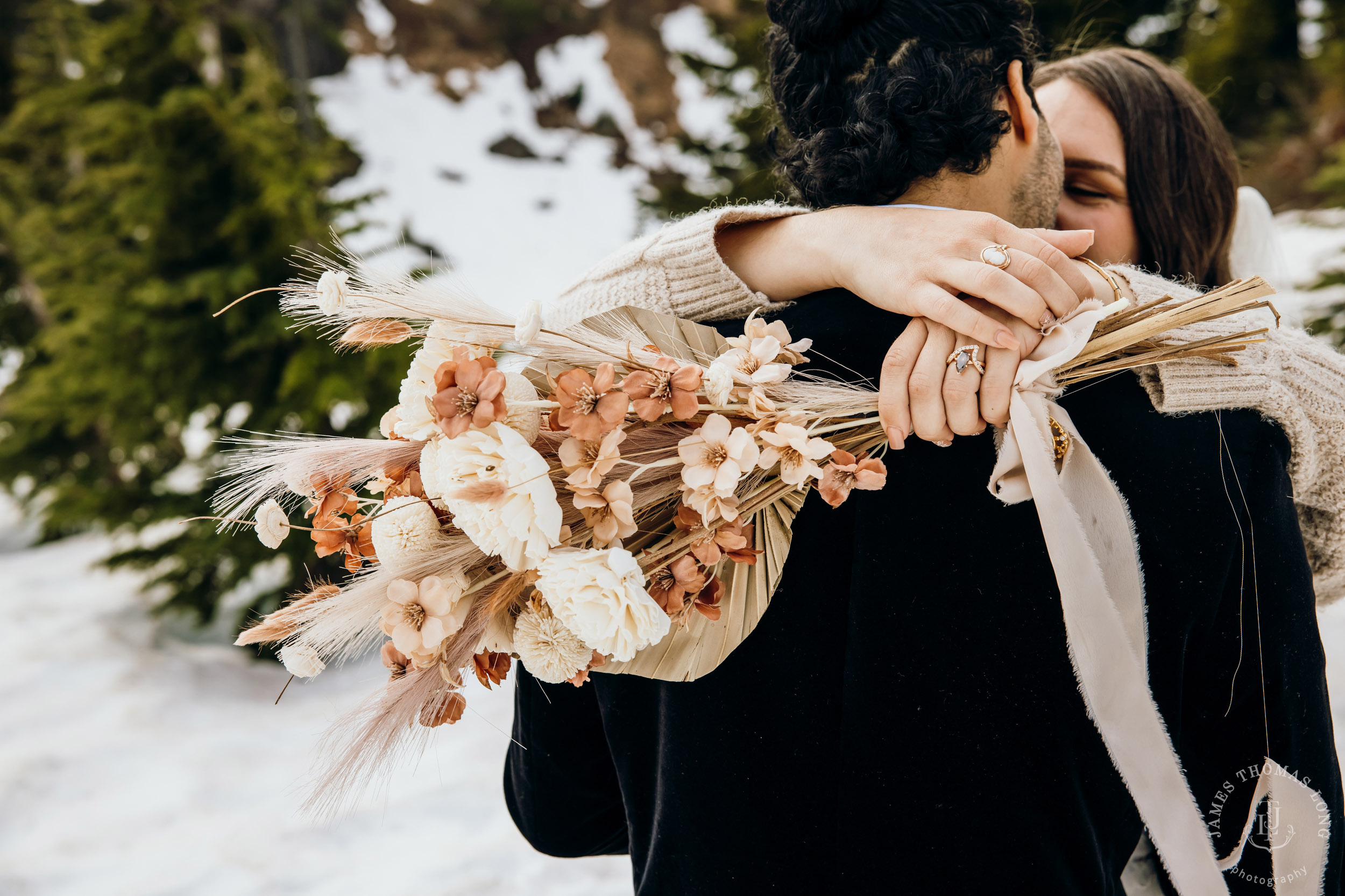 Mount Baker North Cascades adventure elopement by Seattle wedding photographer James Thomas Long Photography