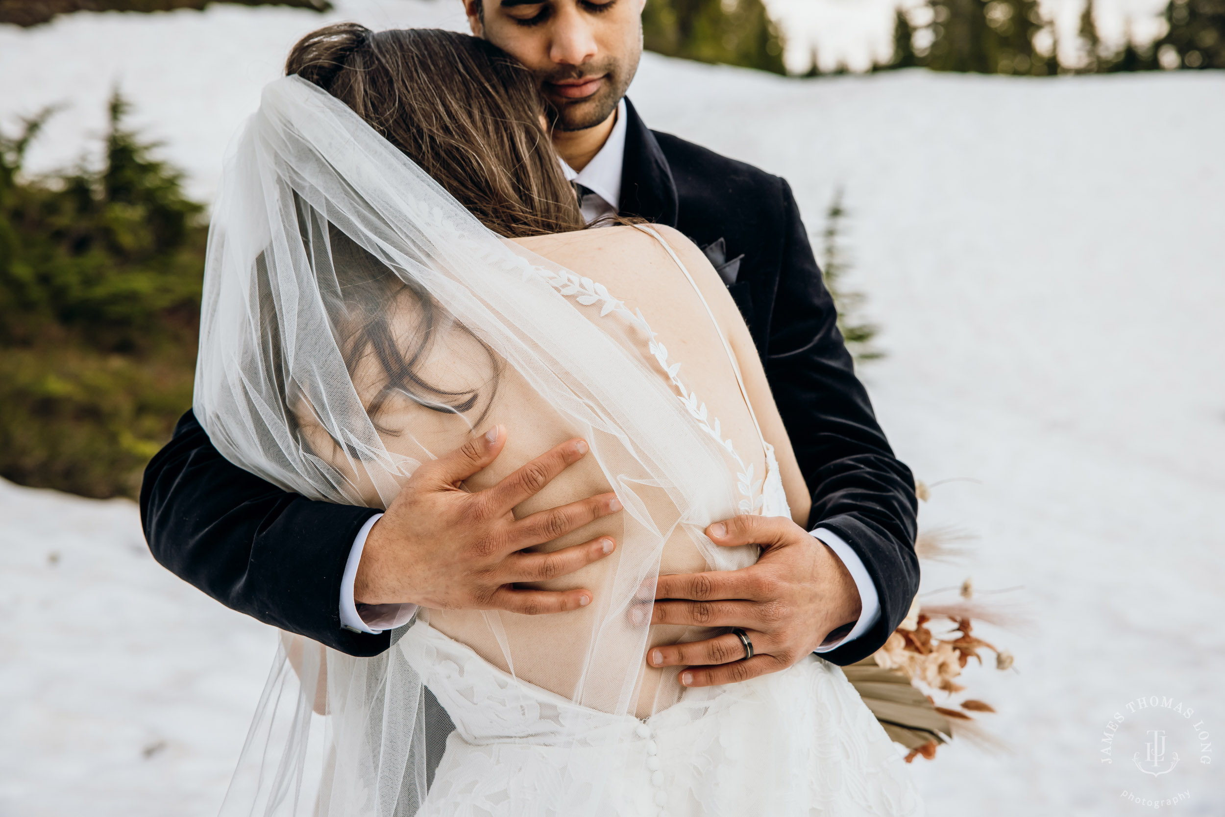 Mount Baker North Cascades adventure elopement by Seattle wedding photographer James Thomas Long Photography