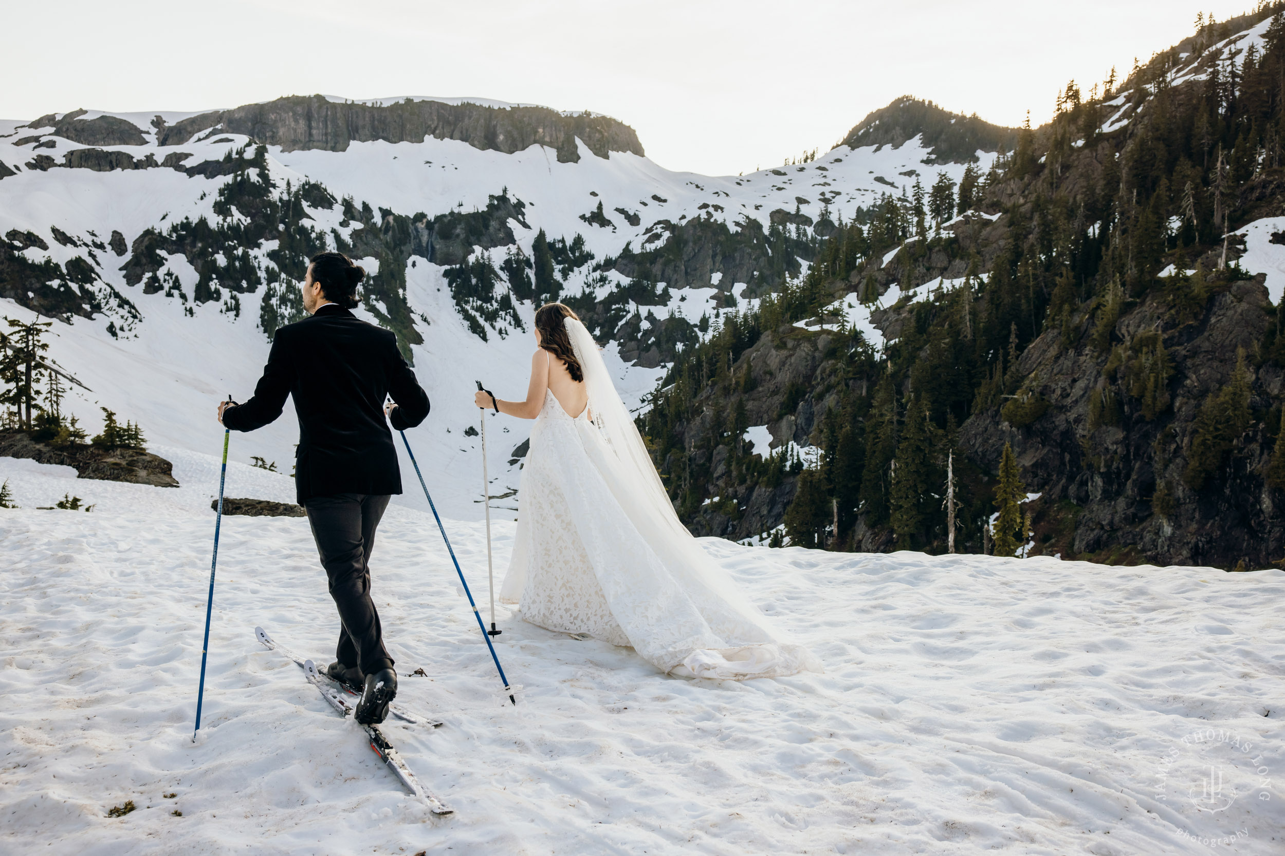 Mount Baker North Cascades adventure elopement by Seattle wedding photographer James Thomas Long Photography