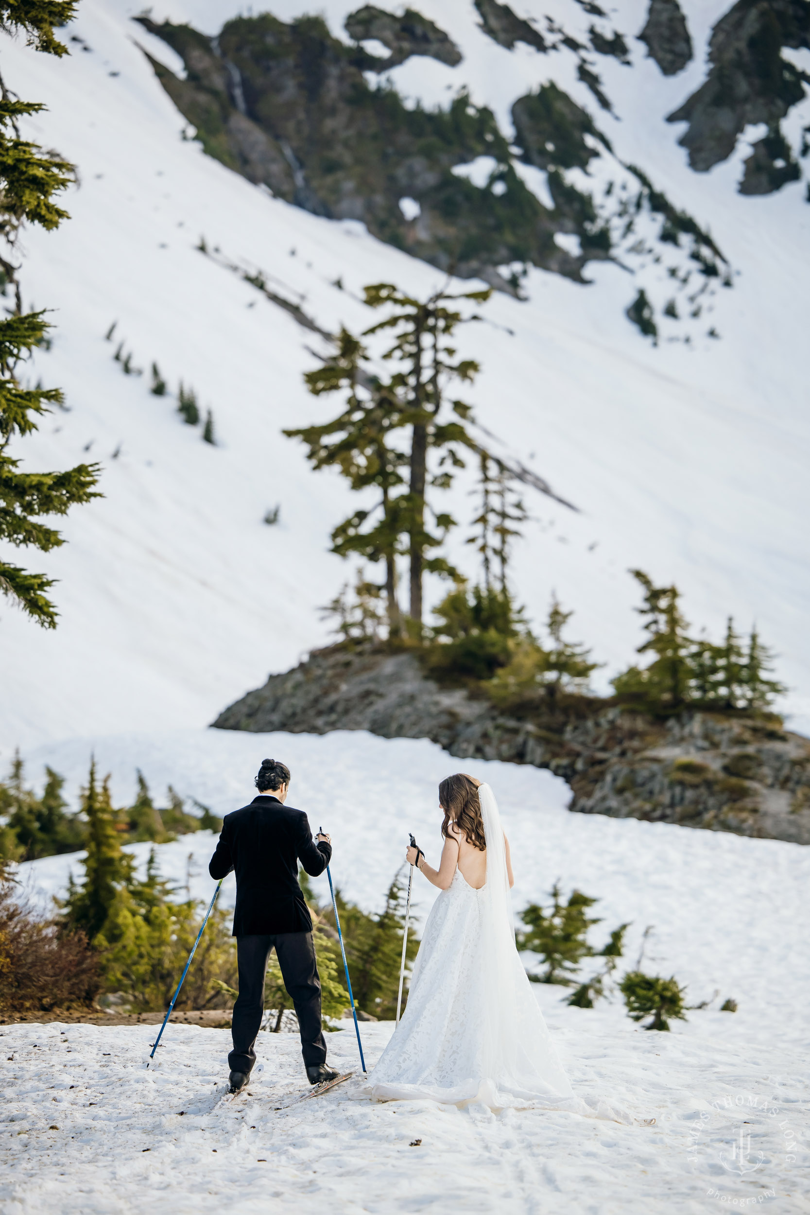 Mount Baker North Cascades adventure elopement by Seattle wedding photographer James Thomas Long Photography