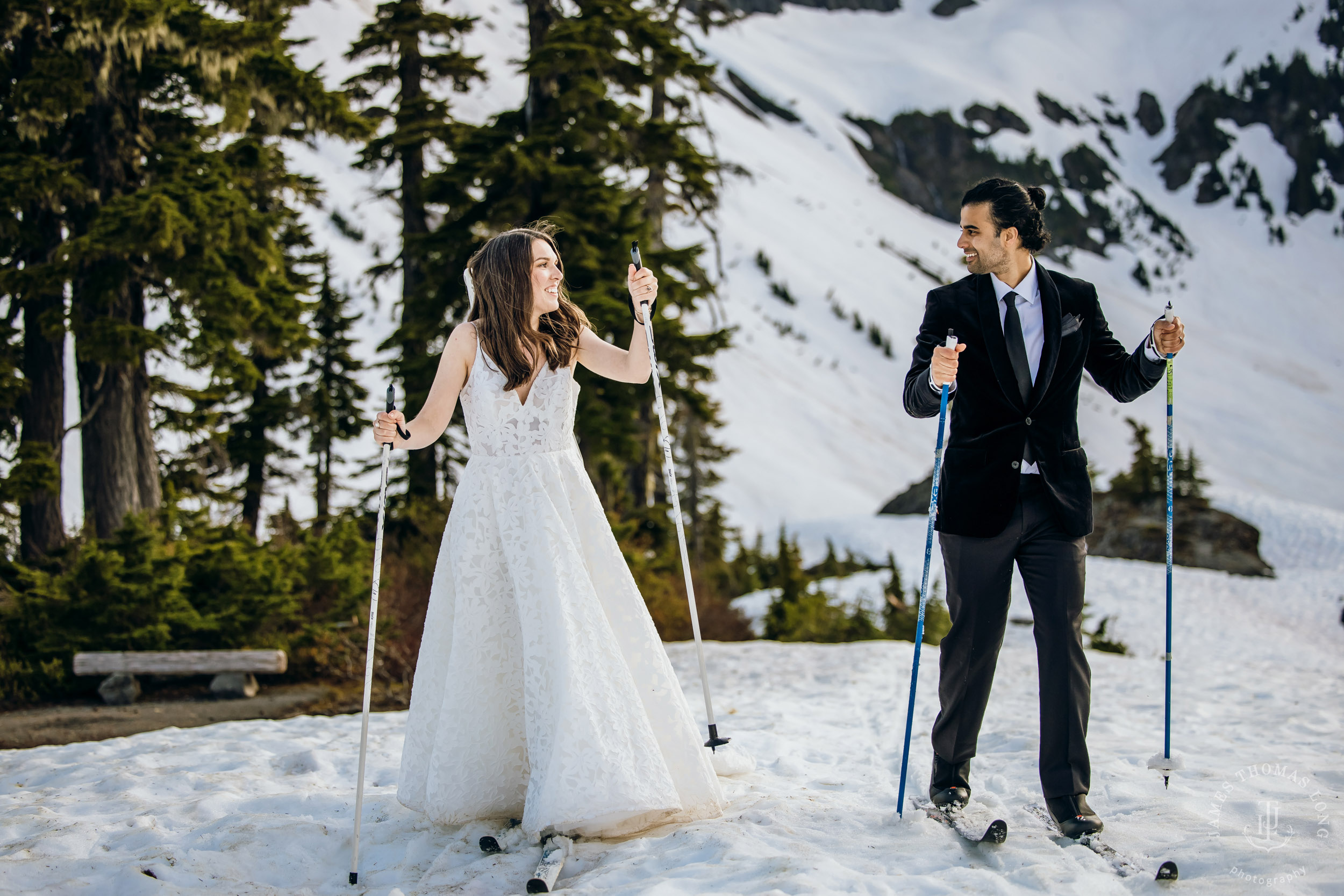 Mount Baker North Cascades adventure elopement by Seattle wedding photographer James Thomas Long Photography