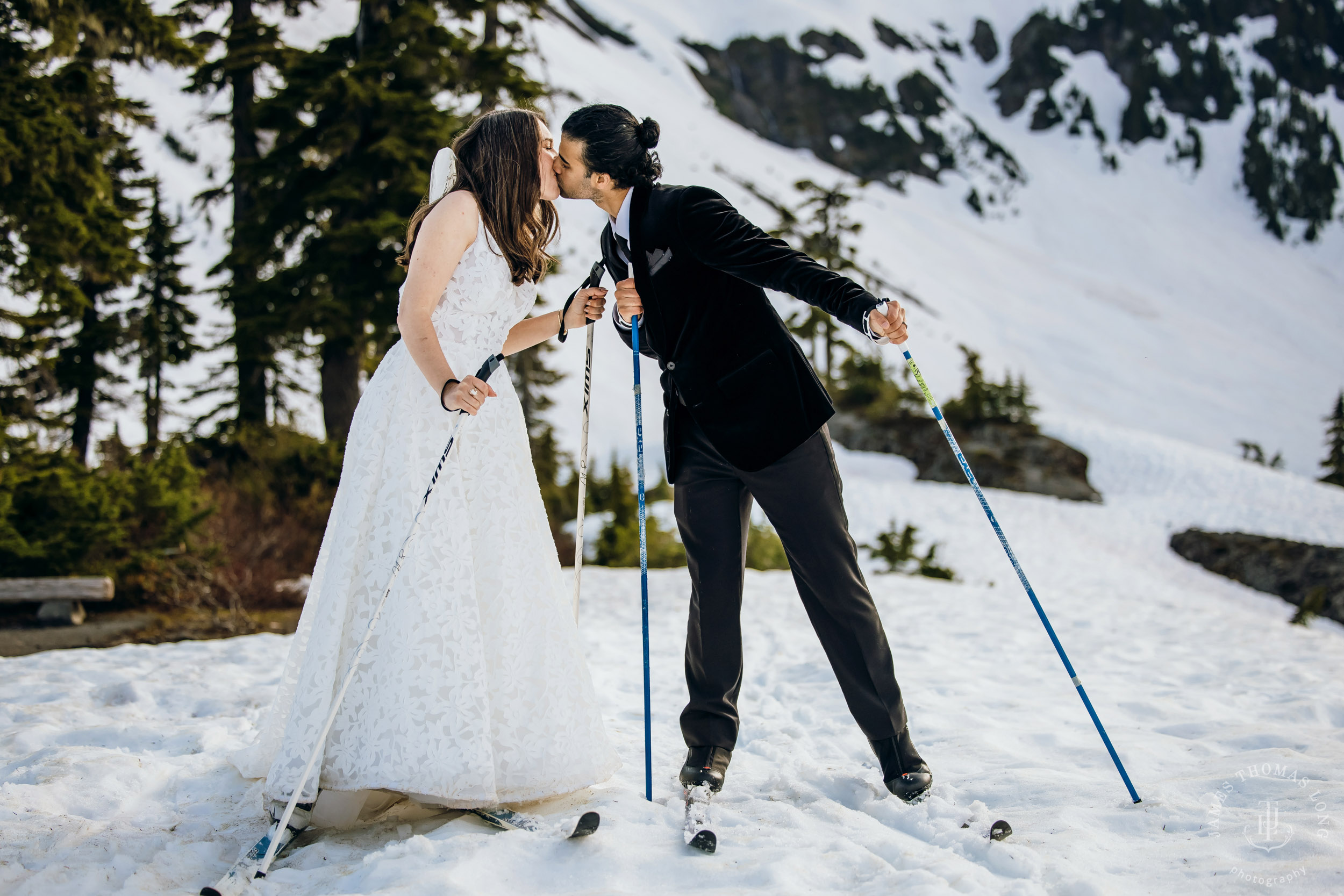 Mount Baker North Cascades adventure elopement by Seattle wedding photographer James Thomas Long Photography