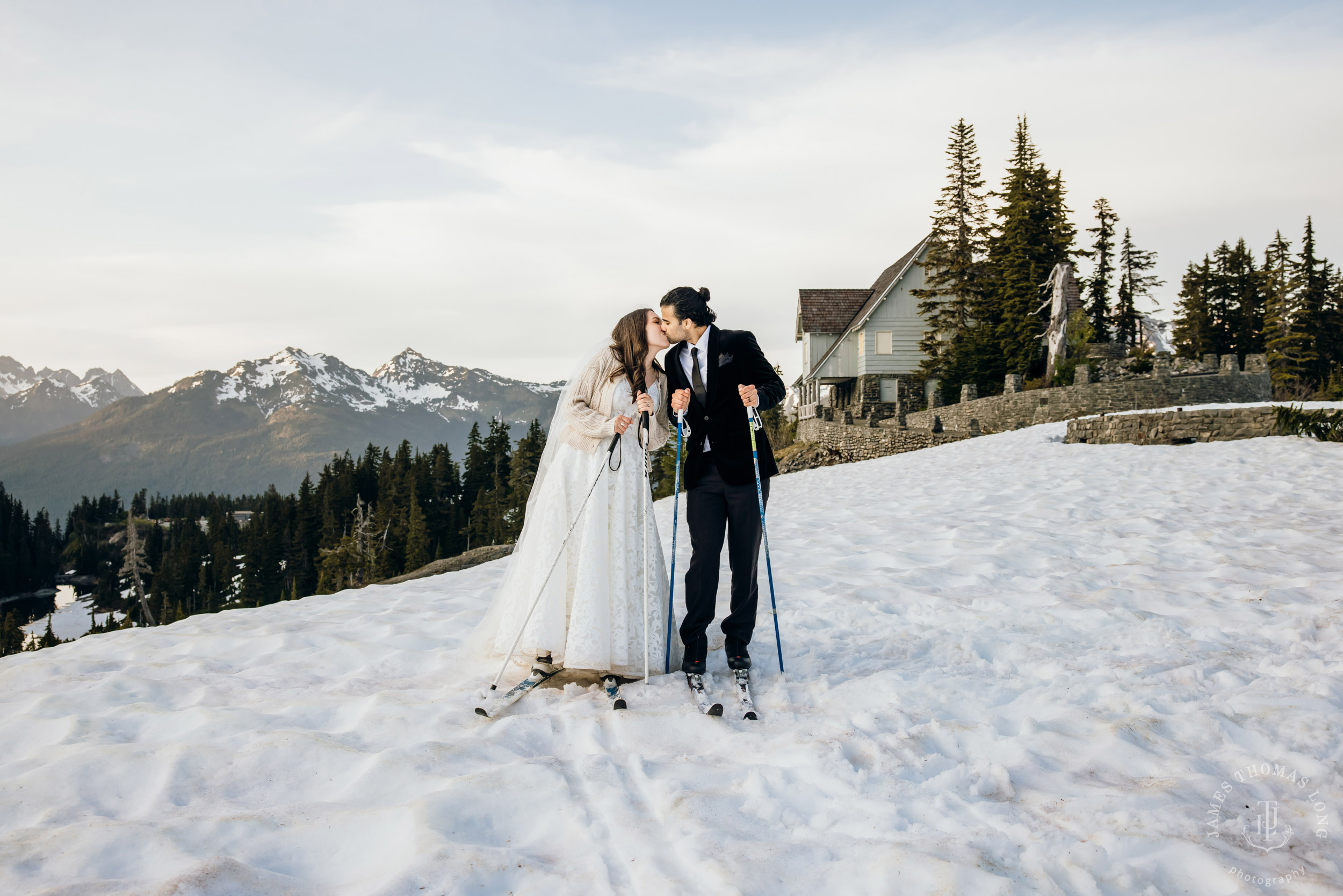 Mount Baker North Cascades adventure elopement by Seattle wedding photographer James Thomas Long Photography