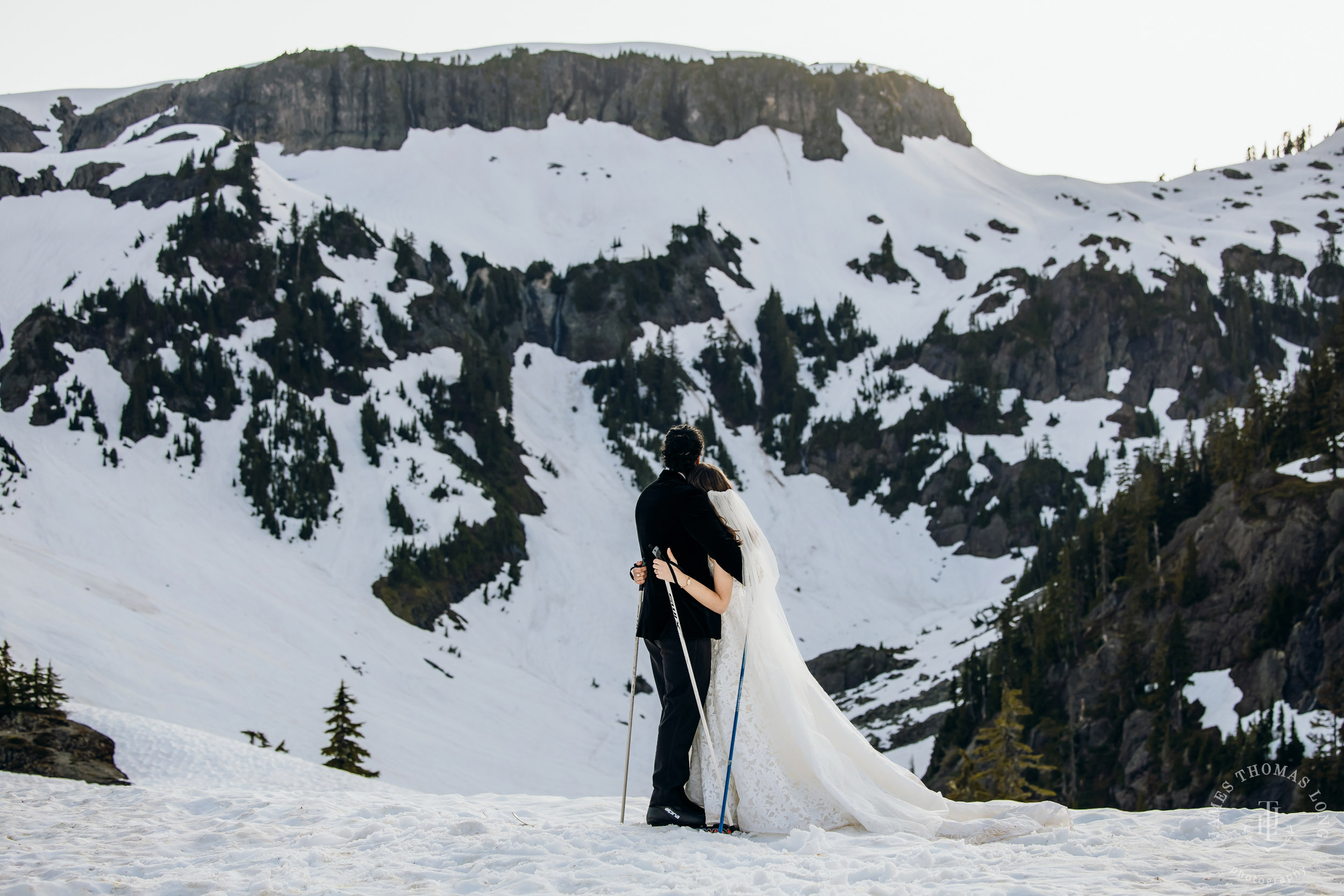 Mount Baker North Cascades adventure elopement by Seattle wedding photographer James Thomas Long Photography