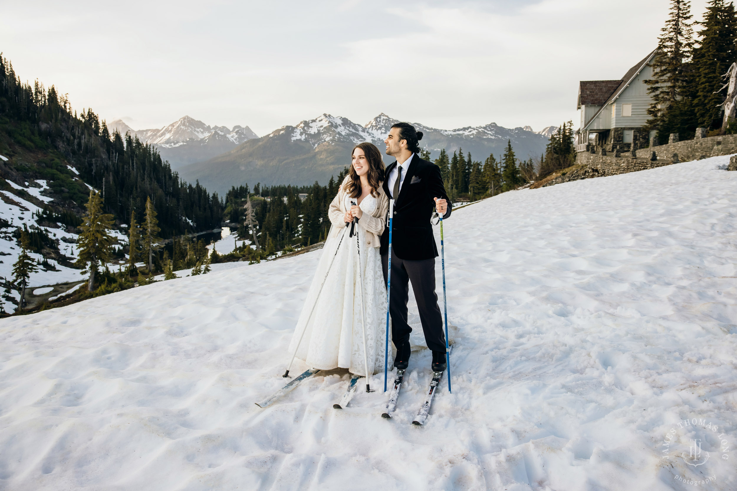 Mount Baker North Cascades adventure elopement by Seattle wedding photographer James Thomas Long Photography