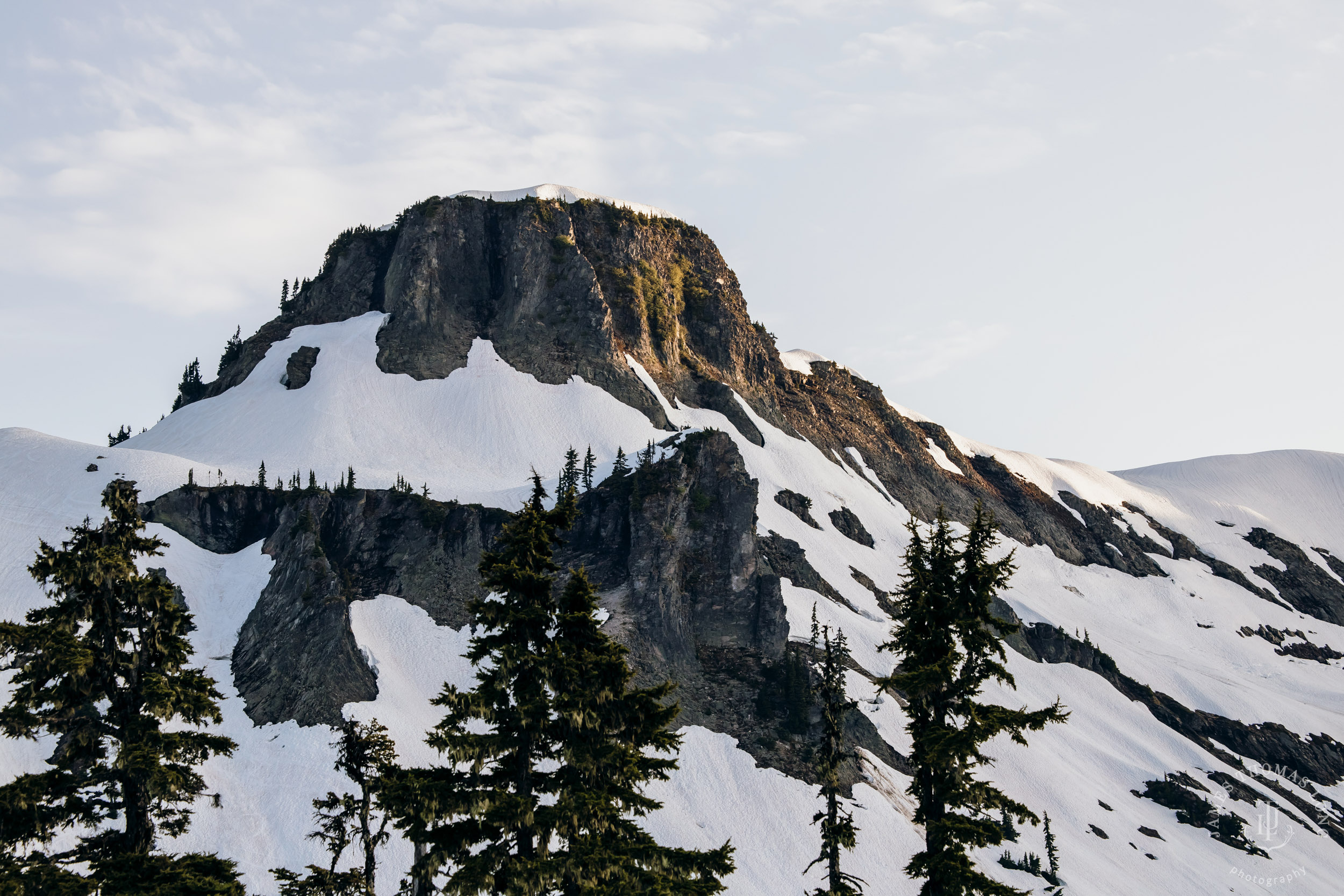 Mount Baker North Cascades adventure elopement by Seattle wedding photographer James Thomas Long Photography