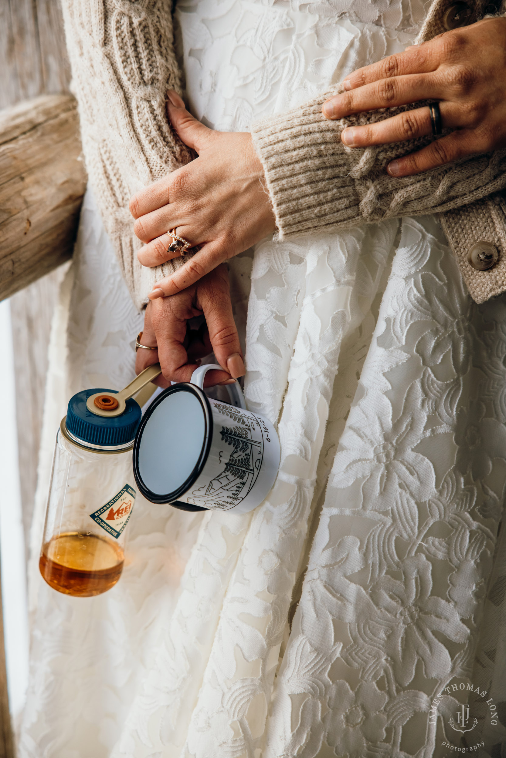 Mount Baker North Cascades adventure elopement by Seattle wedding photographer James Thomas Long Photography