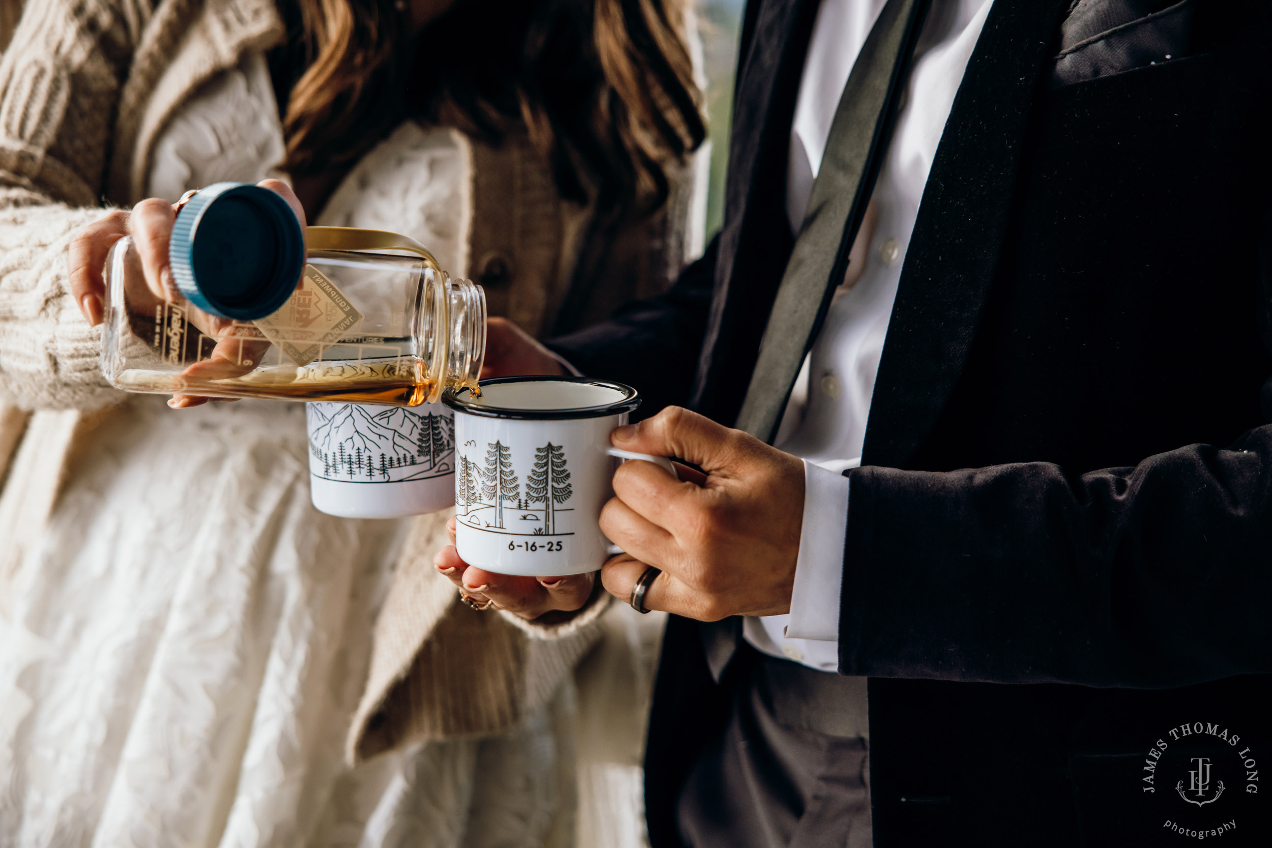 Mount Baker North Cascades adventure elopement by Seattle wedding photographer James Thomas Long Photography