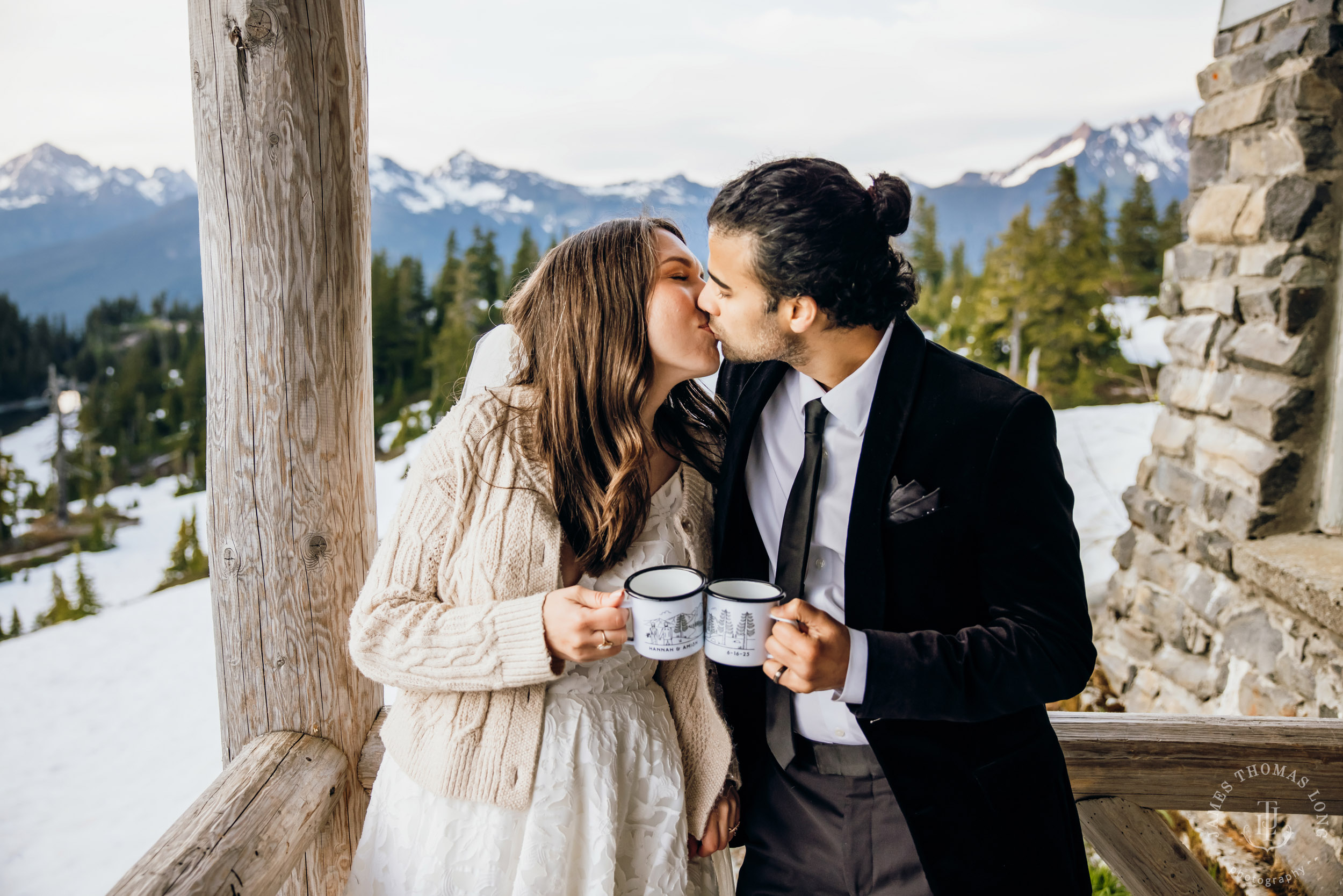 Mount Baker North Cascades adventure elopement by Seattle wedding photographer James Thomas Long Photography