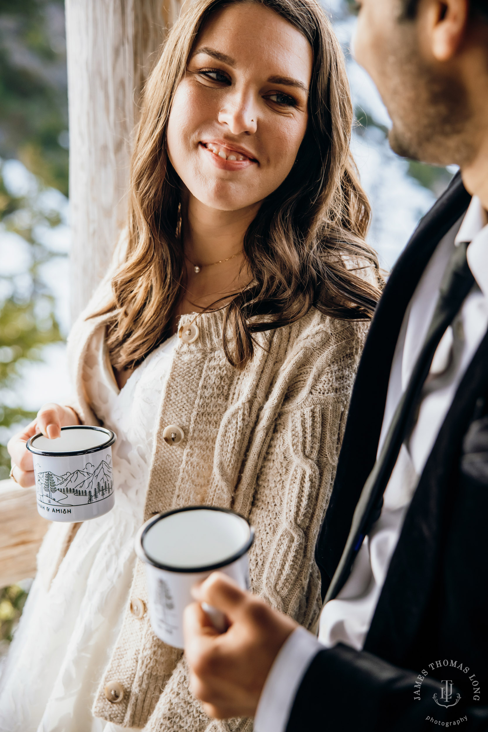 Mount Baker North Cascades adventure elopement by Seattle wedding photographer James Thomas Long Photography
