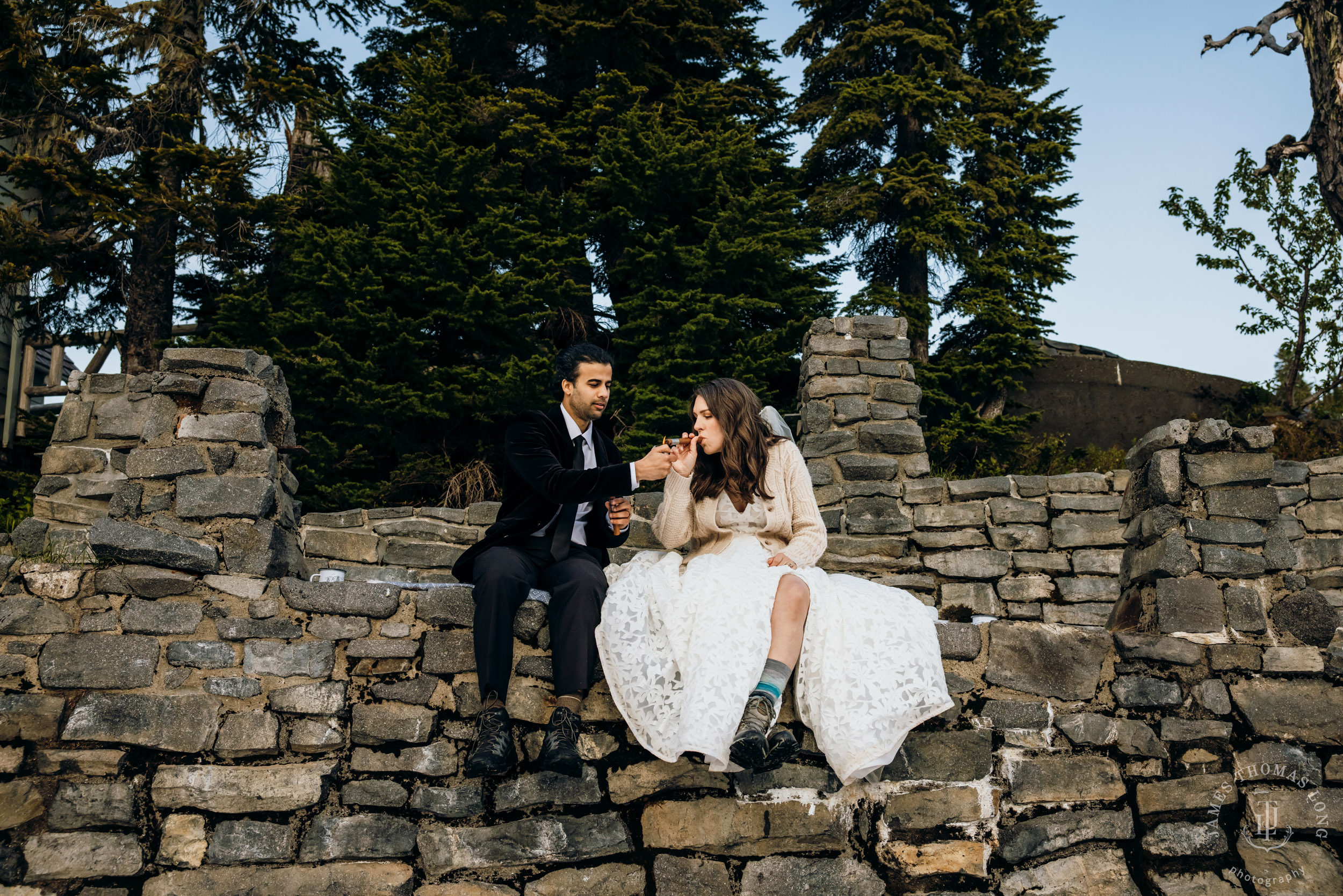 Mount Baker North Cascades adventure elopement by Seattle wedding photographer James Thomas Long Photography