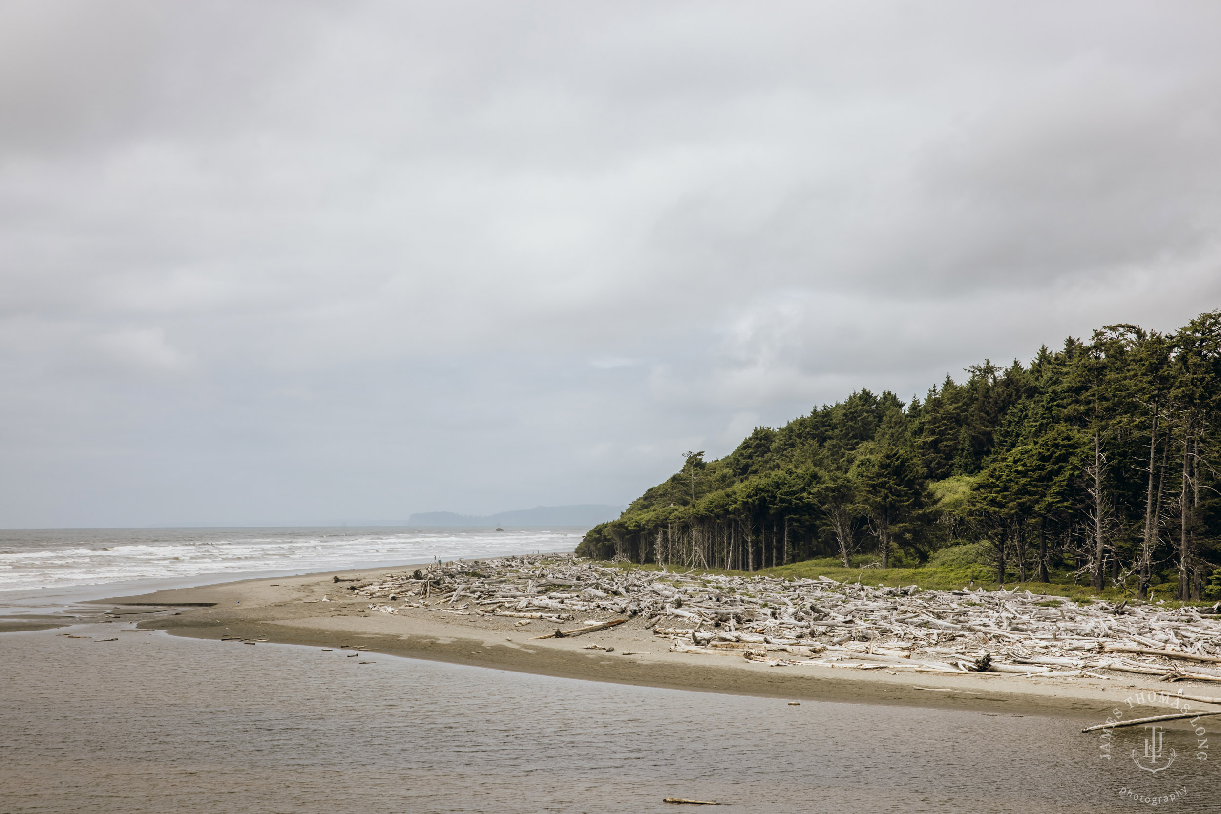 Washington Coast elopement by Seattle adventure elopement photographer James Thomas Long Photography