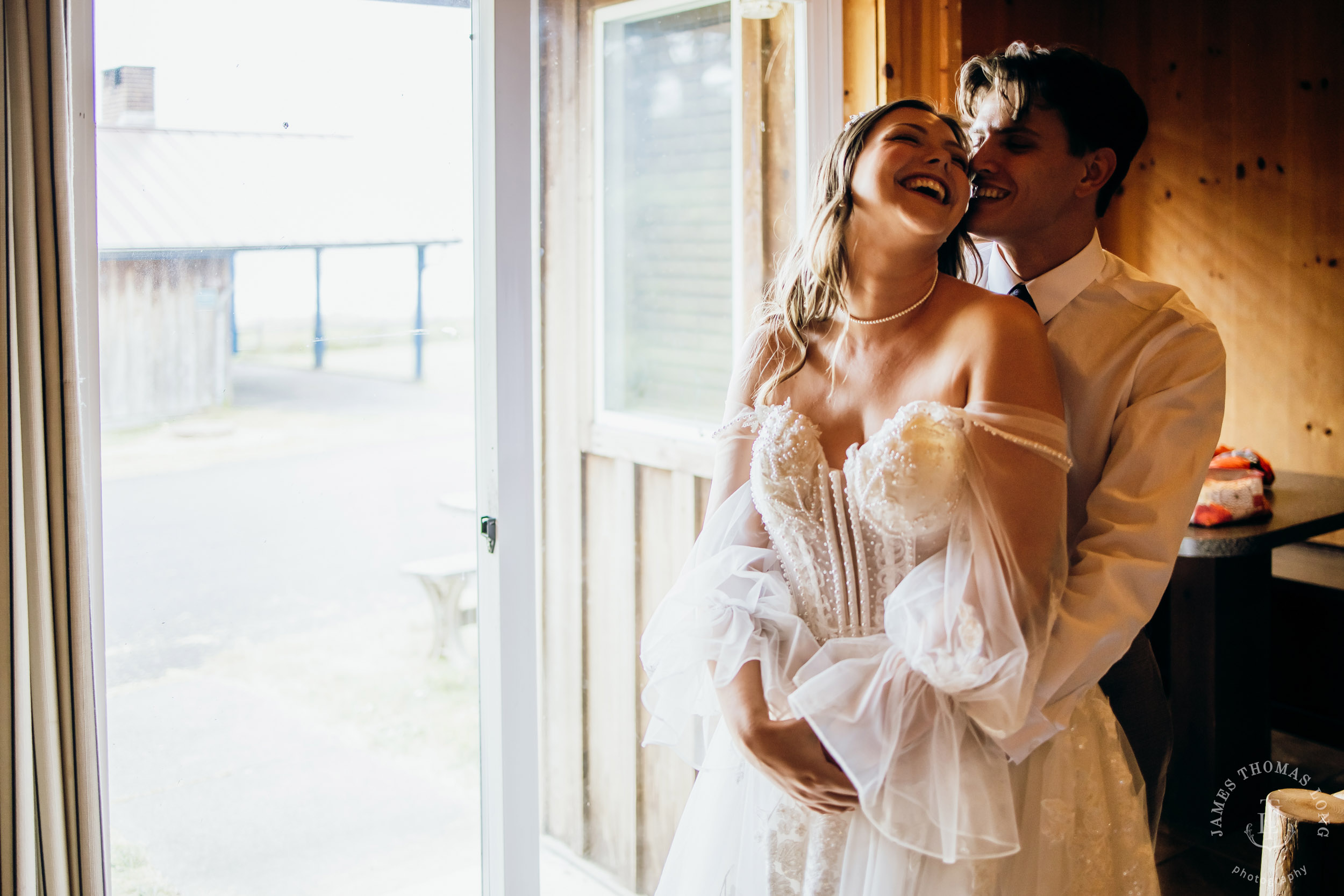 Washington Coast elopement by Seattle adventure elopement photographer James Thomas Long Photography