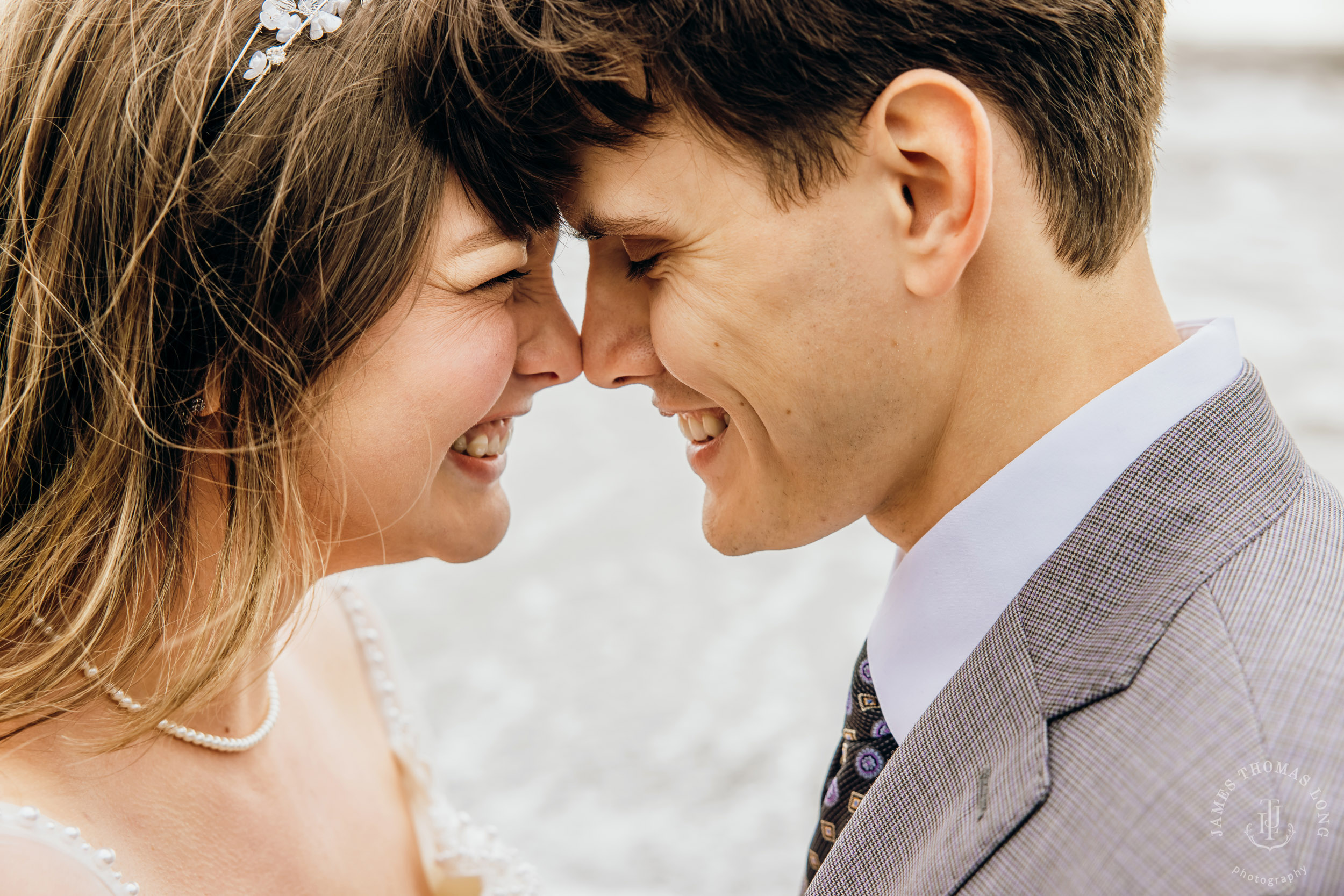 Washington Coast elopement by Seattle adventure elopement photographer James Thomas Long Photography