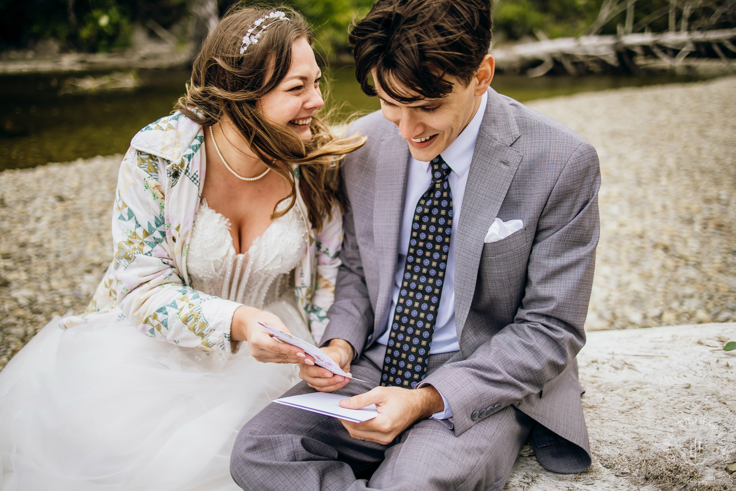 Washington Coast elopement by Seattle adventure elopement photographer James Thomas Long Photography