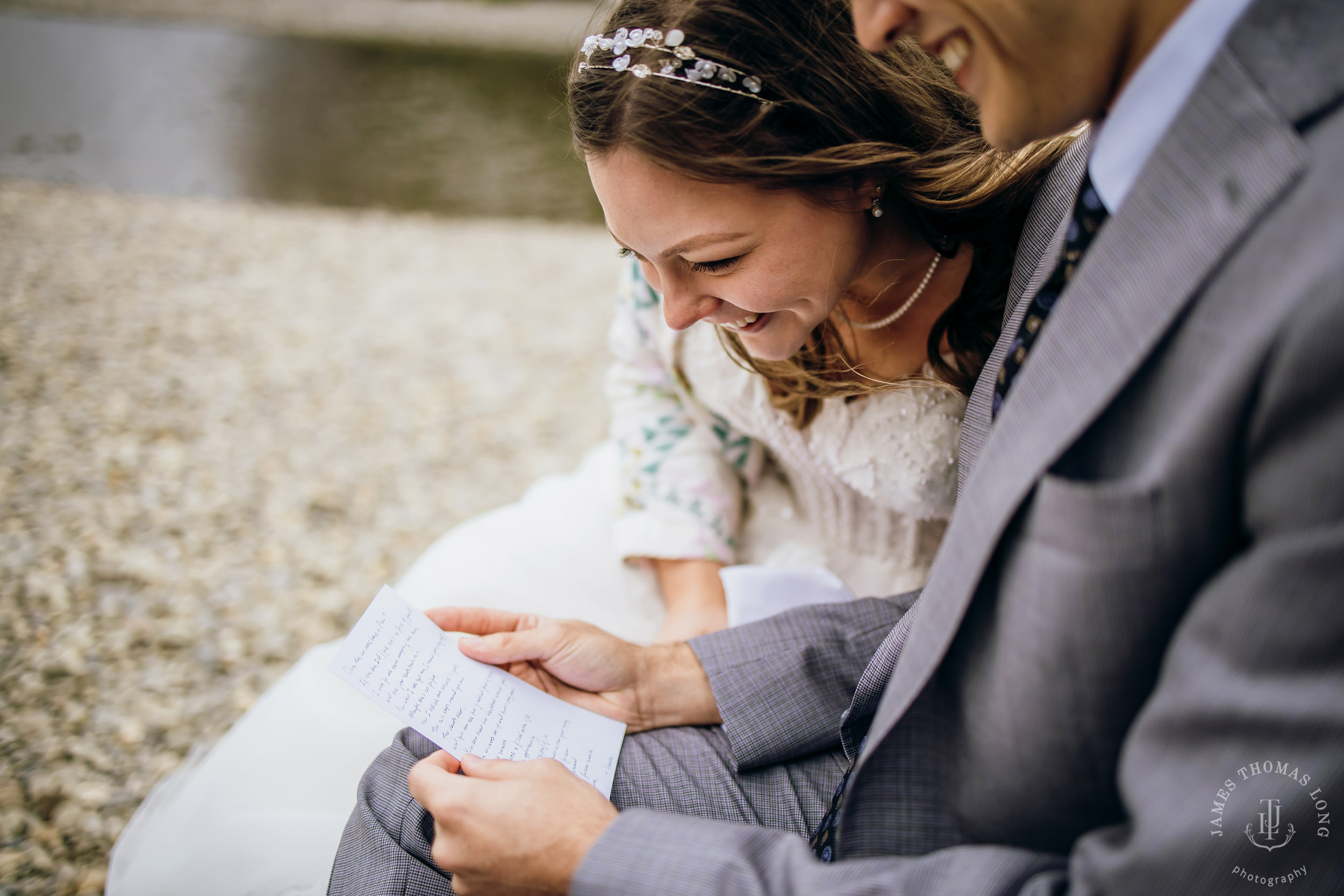 Washington Coast elopement by Seattle adventure elopement photographer James Thomas Long Photography
