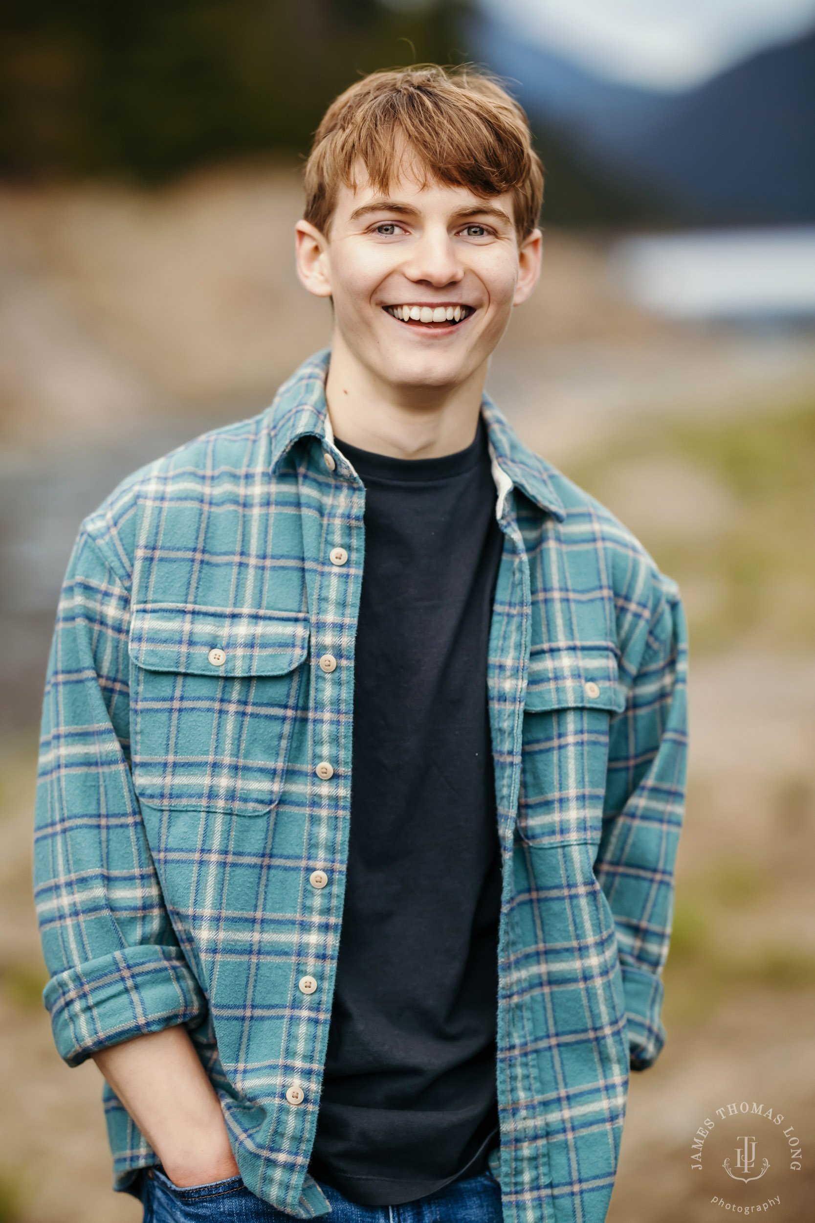 Cascade mountain adventure high school senior portrait session by Seattle senior photographer James Thomas Long Photography