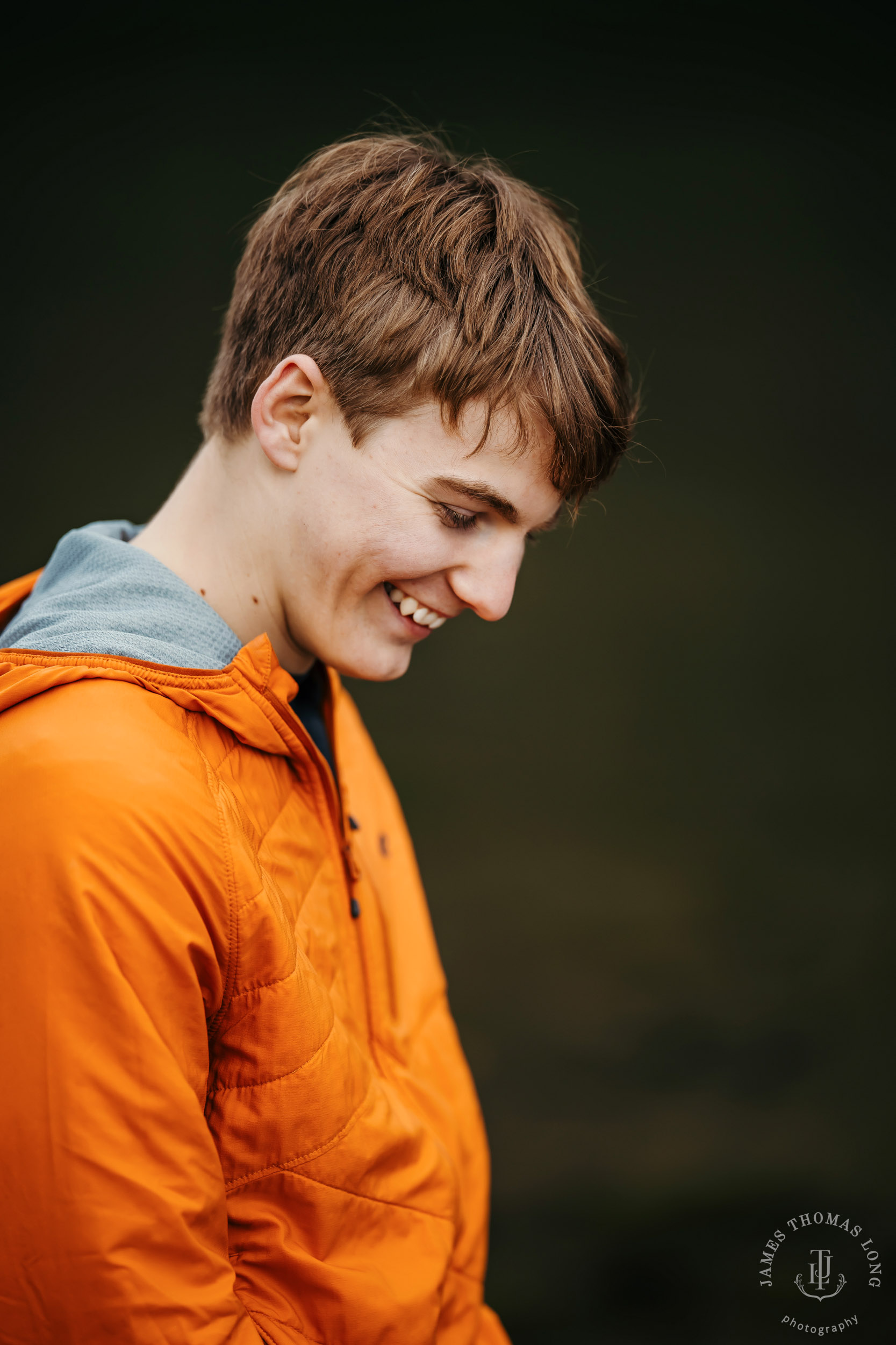Cascade mountain adventure high school senior portrait session by Seattle senior photographer James Thomas Long Photography