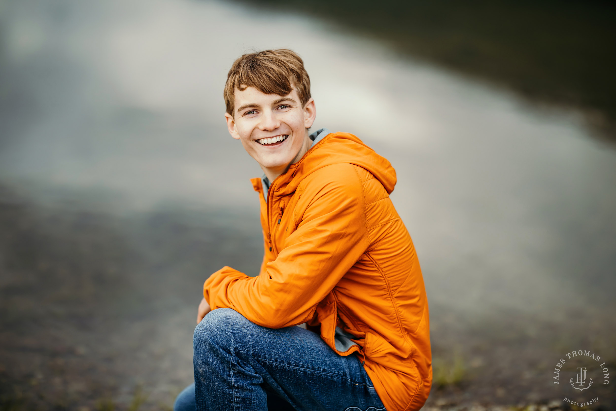 Cascade mountain adventure high school senior portrait session by Seattle senior photographer James Thomas Long Photography