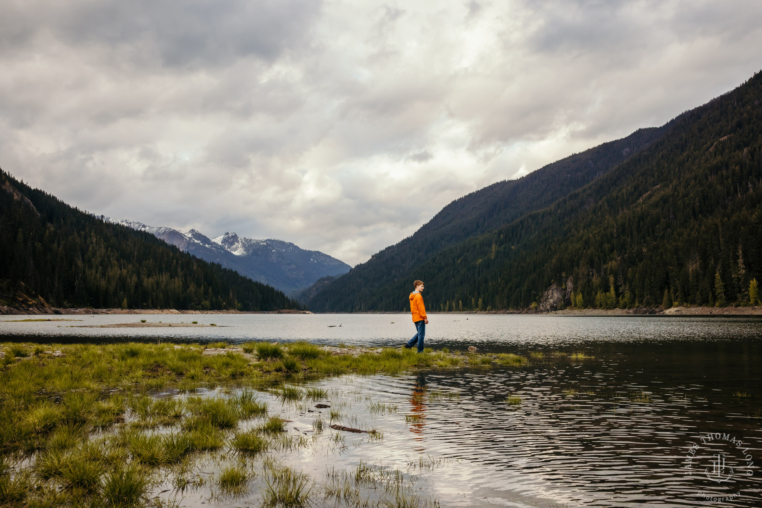 Cascade mountain adventure high school senior portrait session by Seattle senior photographer James Thomas Long Photography