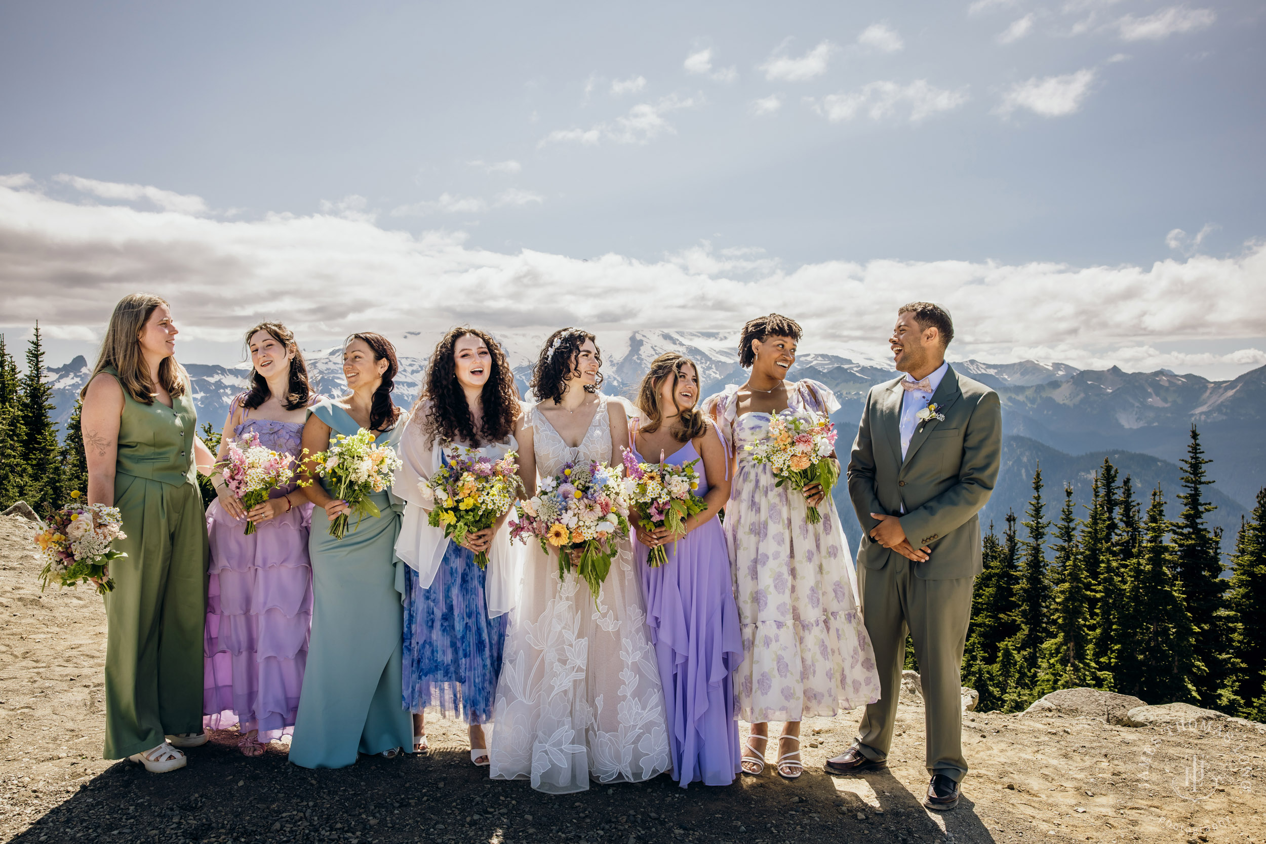 Crystal Mountain Jewish wedding by Seattle wedding photographer James Thomas Long Photography