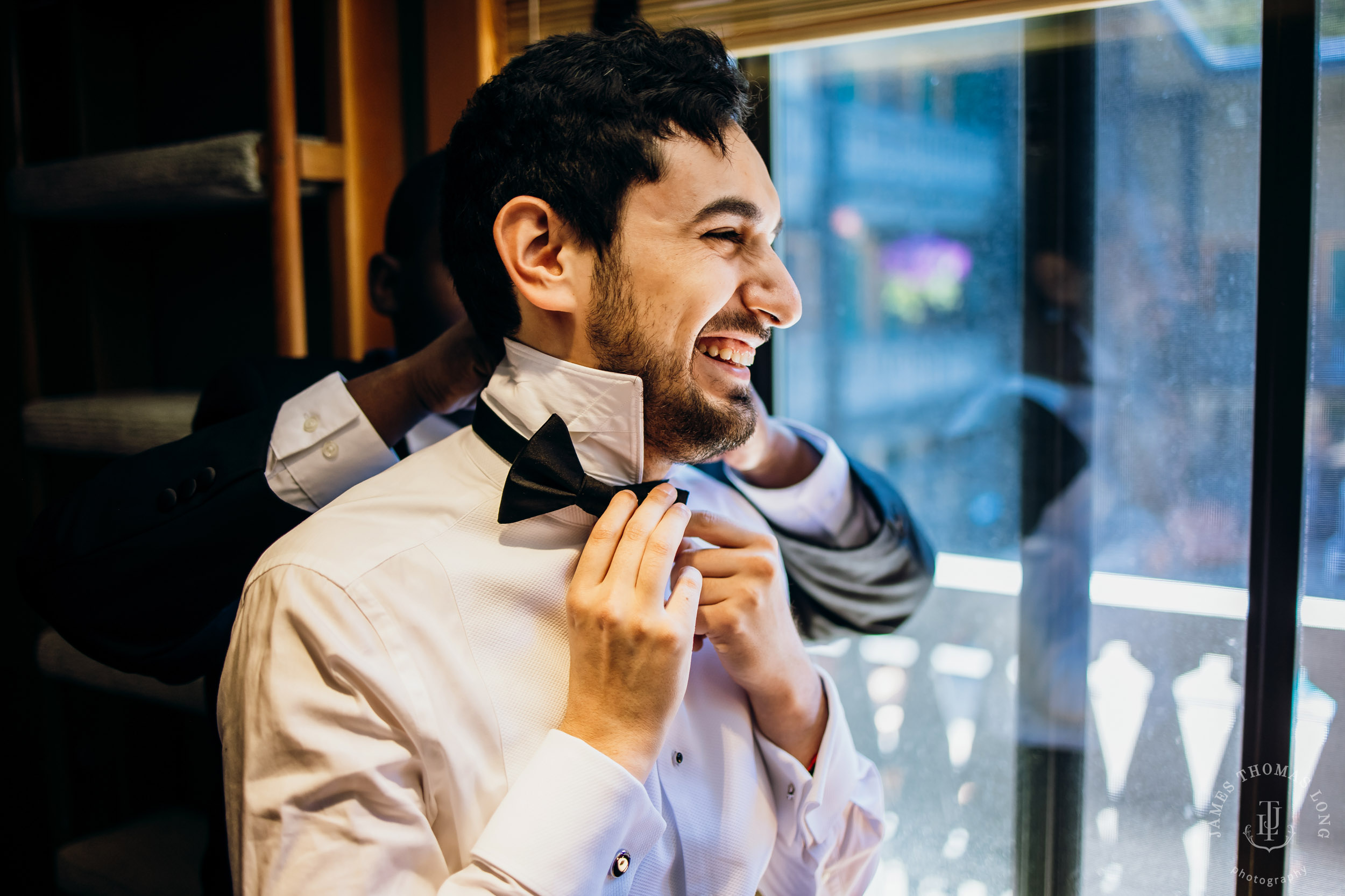 Crystal Mountain Jewish wedding by Seattle wedding photographer James Thomas Long Photography